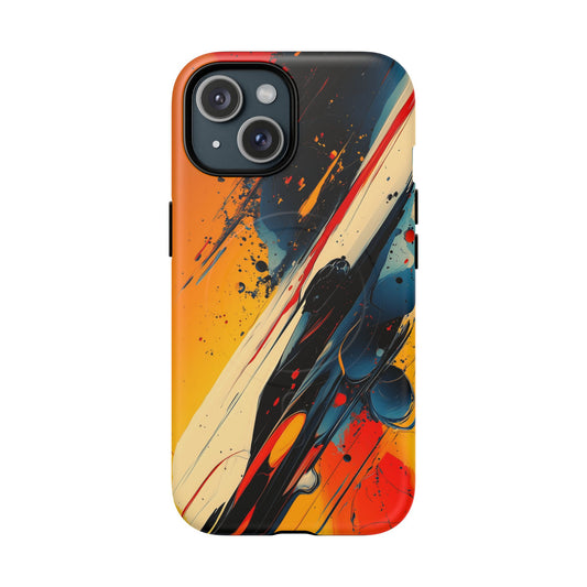 Vibrant Tough Magnetic Case - Bold Abstract Art for iPhone