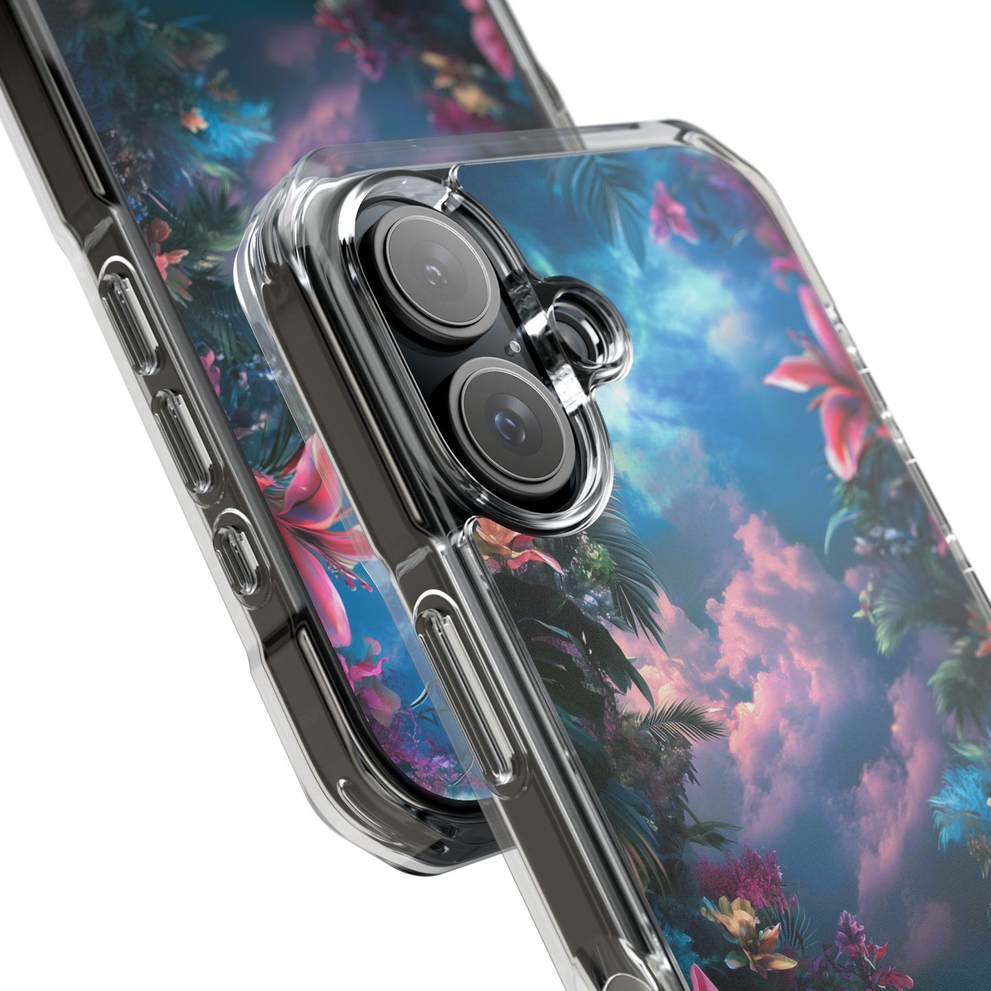 Iridescent Eden Magnetic Clear iPhone Case