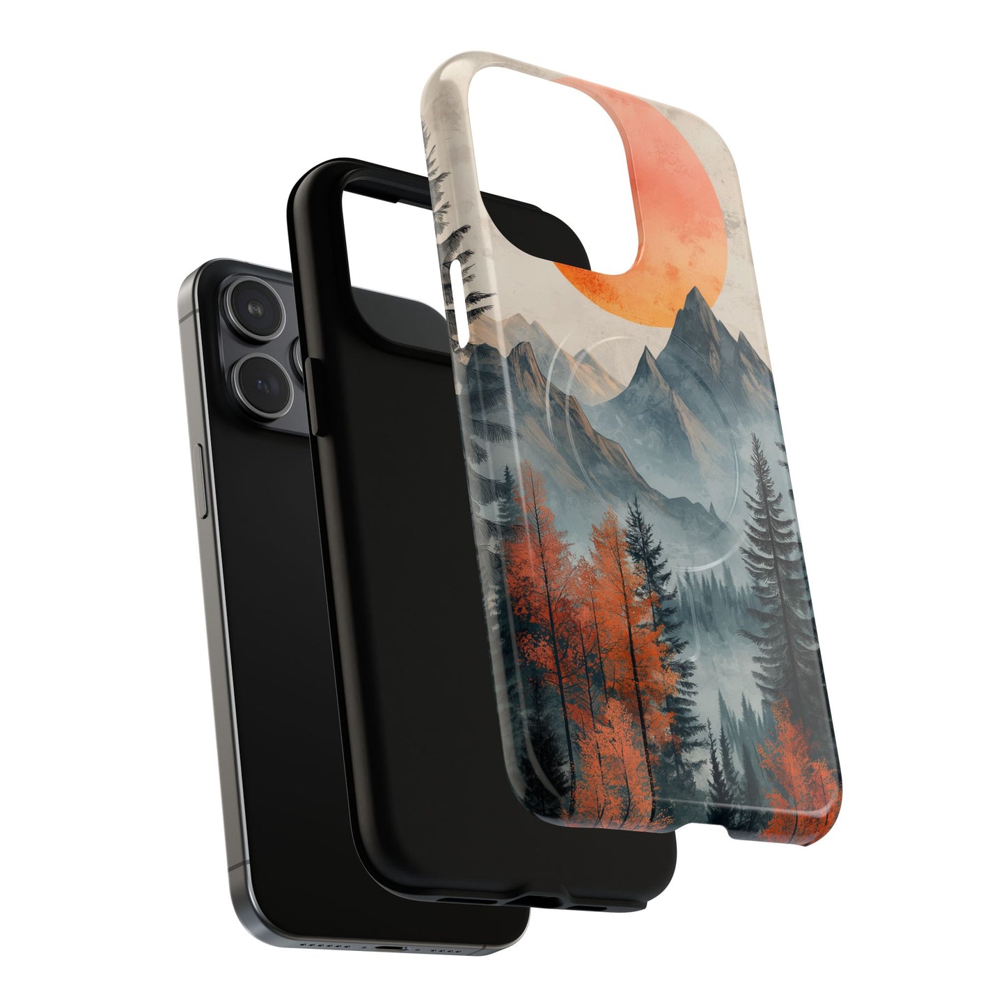 Scenic Tough Magnetic iPhone Case - Nature Inspired Design for Adventurers