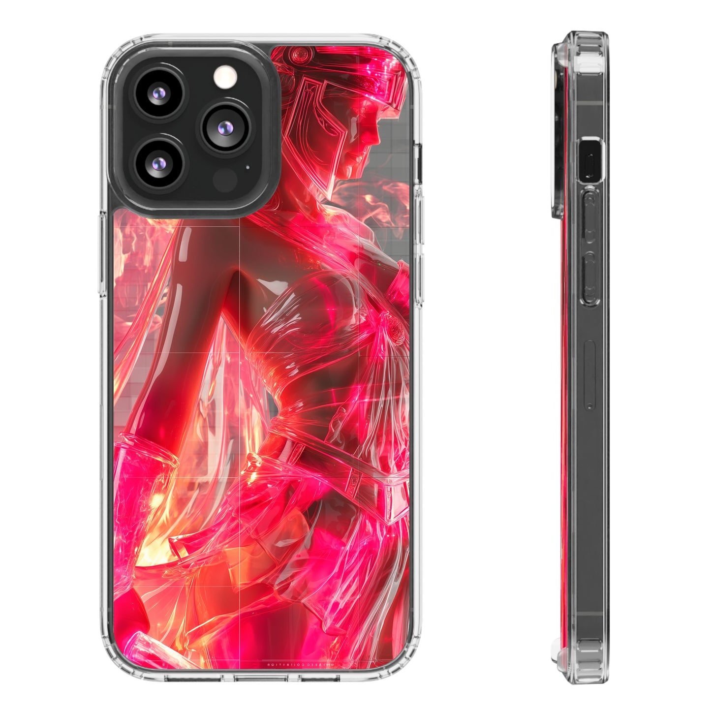 Athena Stryker Vibrant Clear iPhone Case – Stylish Protection with Graphic Print