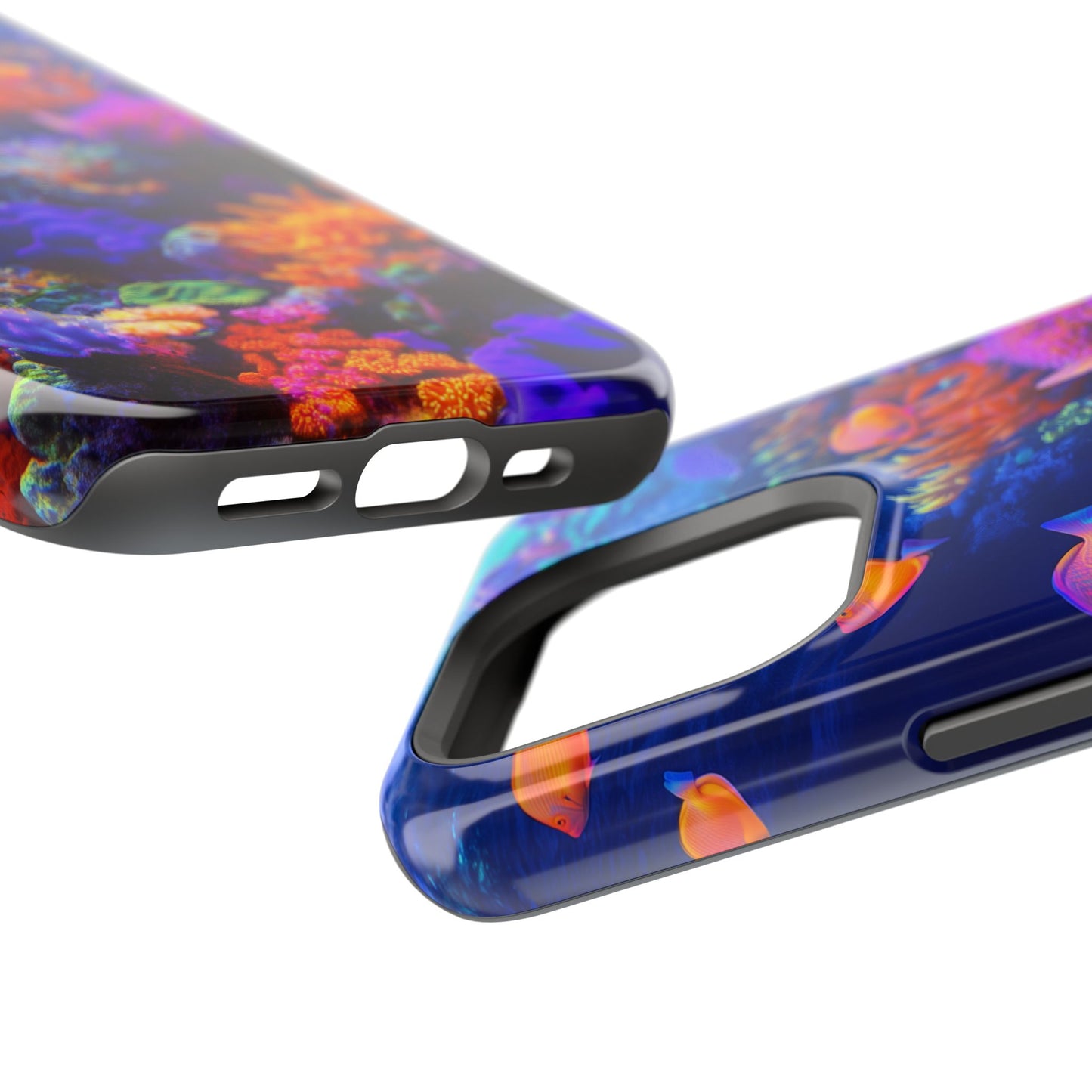 Prismatic Coral Reef Glow Magnetic Tough iPhone Case