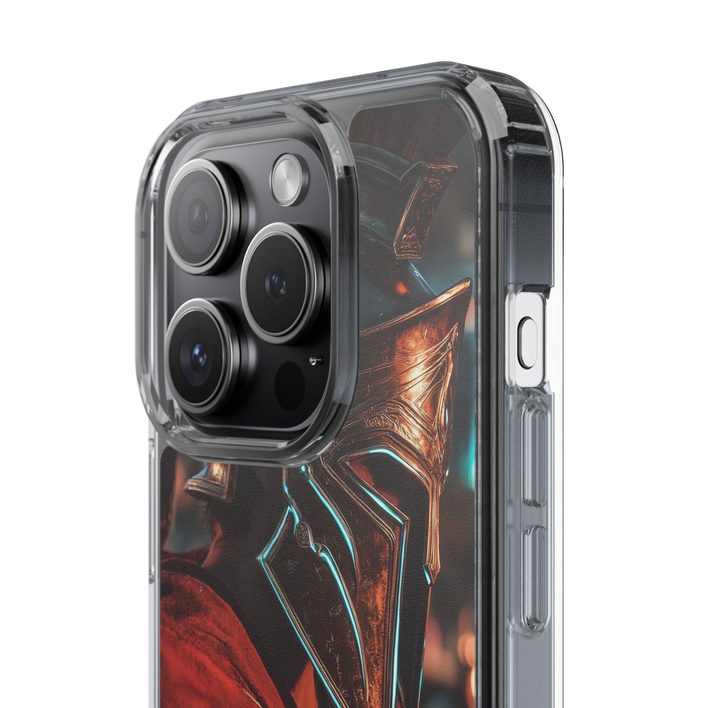 Forged Spartan Valor Phone Case – Premium Clear Protection with Bold Warrior Design