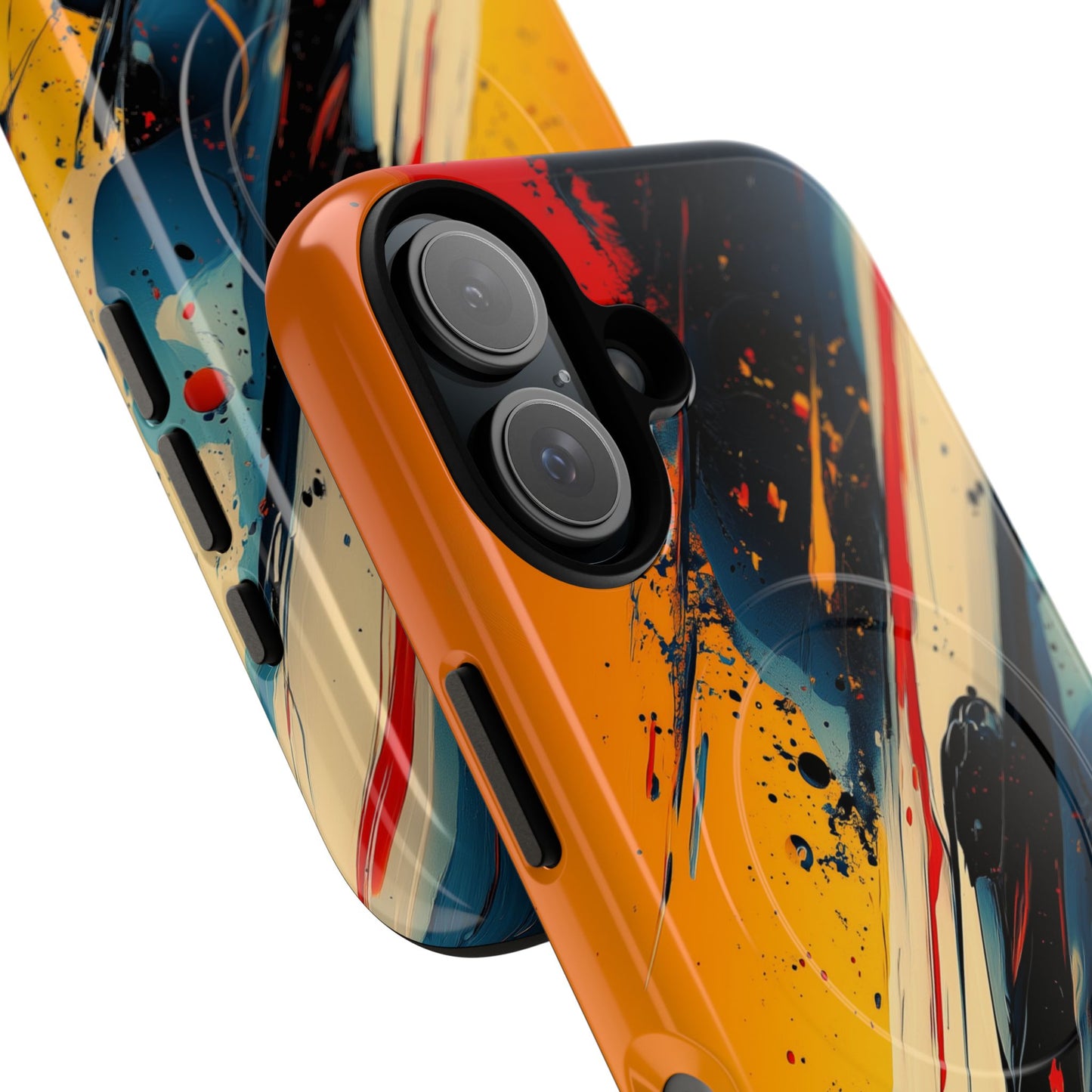 Vibrant Tough Magnetic Case - Bold Abstract Art for iPhone