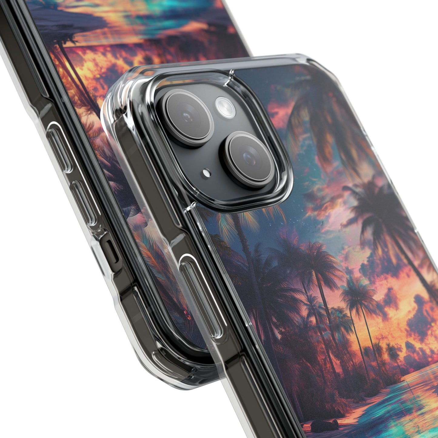 Miami Radiance Magnetic Clear iPhone Case