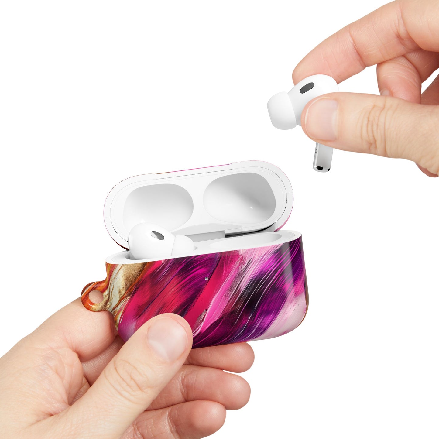 Iridescent Abstract Camo AirPod Case