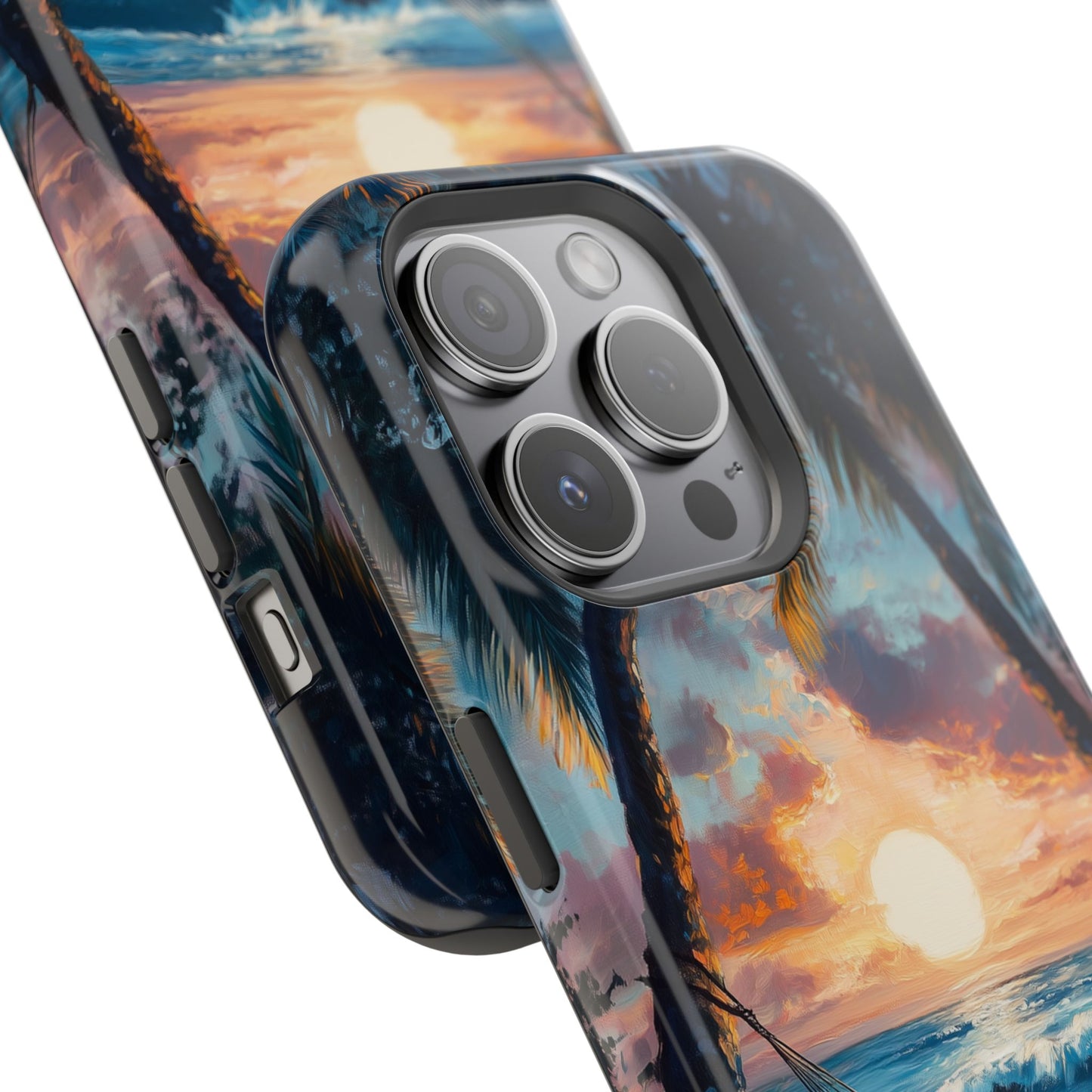 Tropical Sunset Hammock iPhone Case