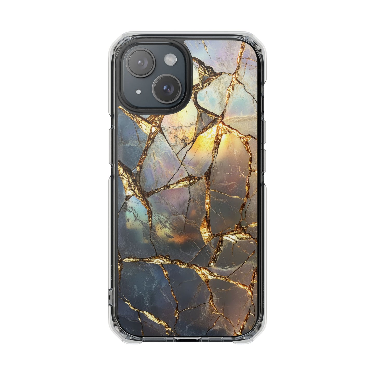 Iridescent Gold Vein Magnetic iPhone Case