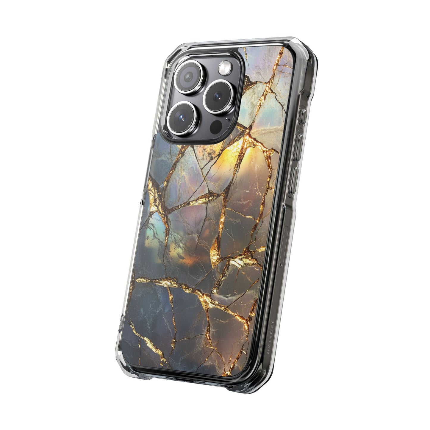 Iridescent Gold Vein Magnetic iPhone Case