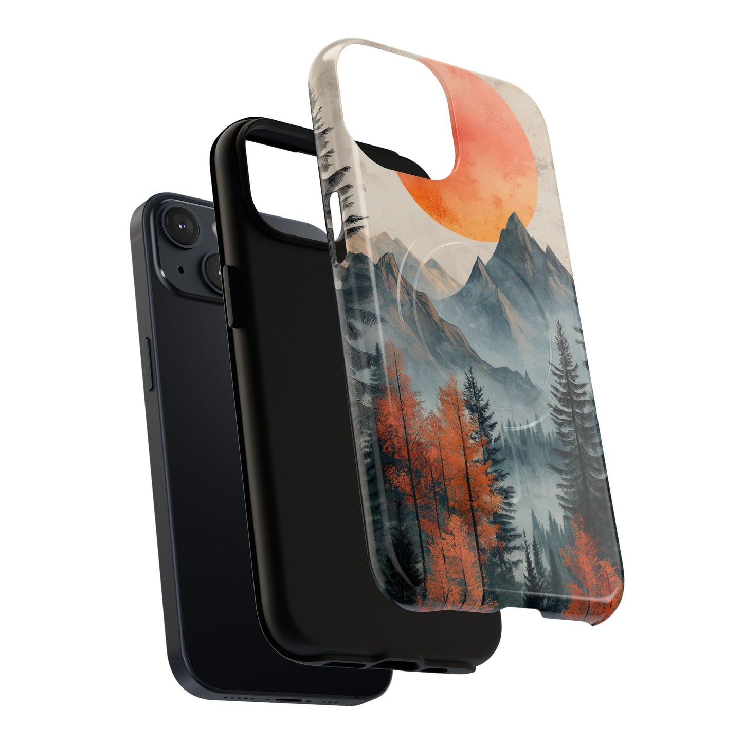 Scenic Tough Magnetic iPhone Case - Nature Inspired Design for Adventurers