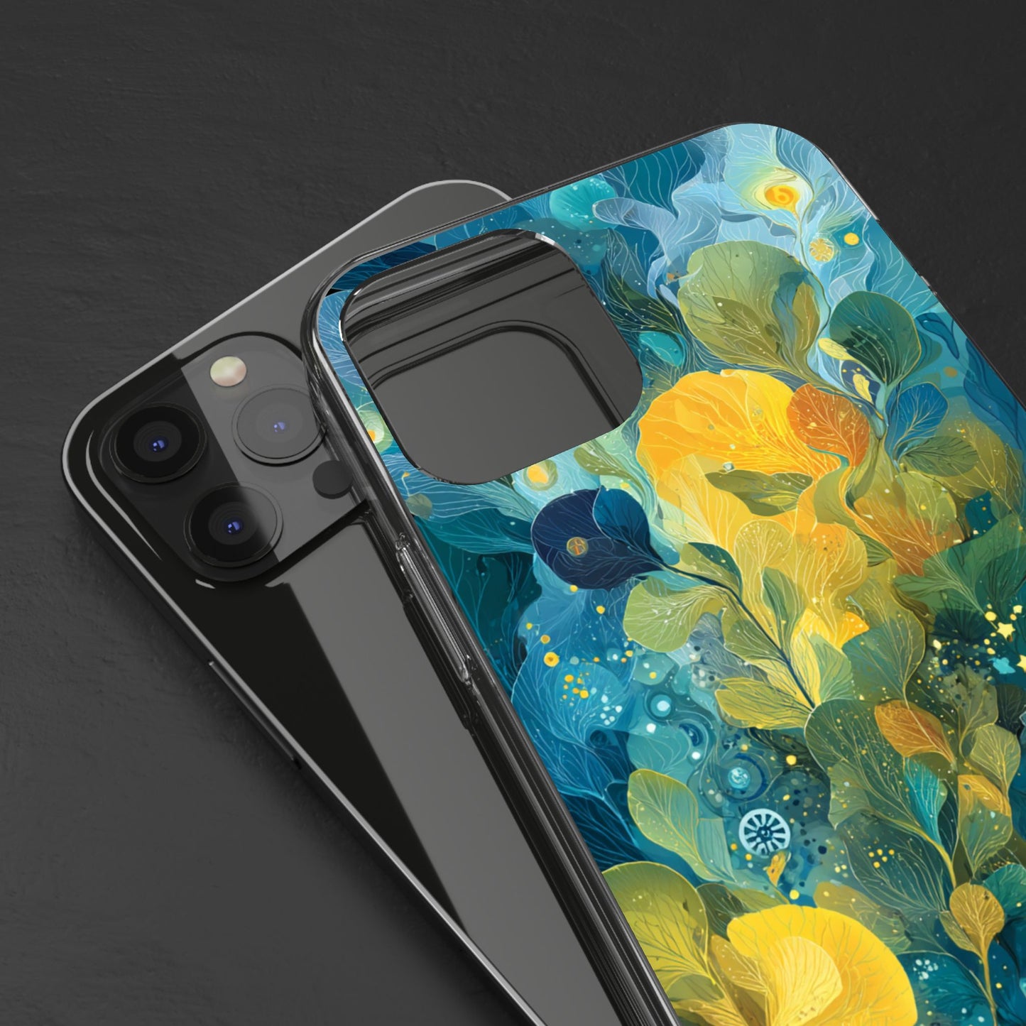 Artistic Reader Clear Phone Case - Design for Creative Souls