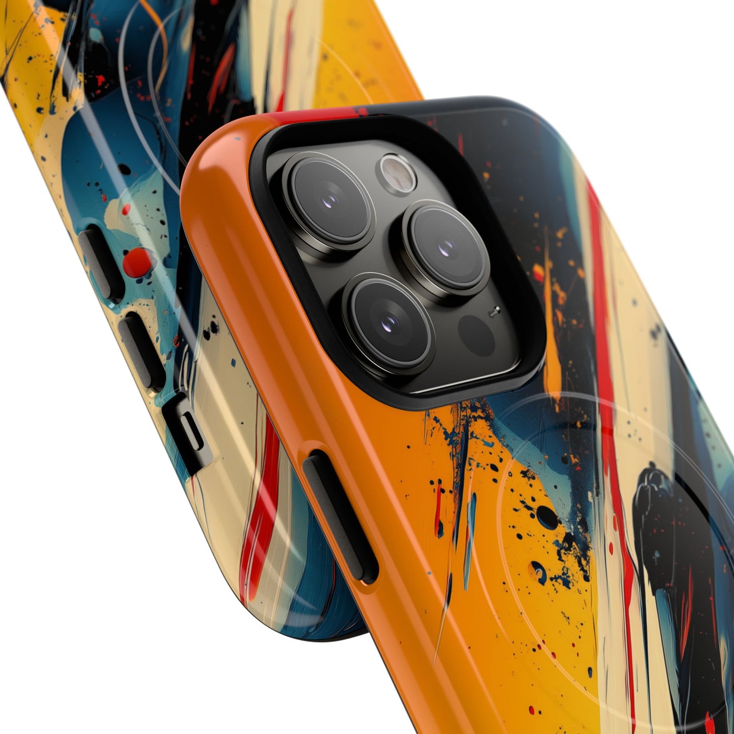 Vibrant Tough Magnetic Case - Bold Abstract Art for iPhone