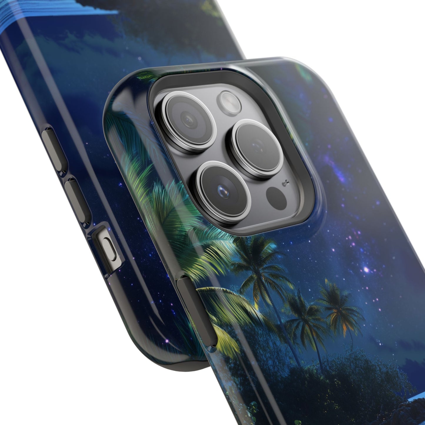 Tropical Night Glow Tough iPhone Case