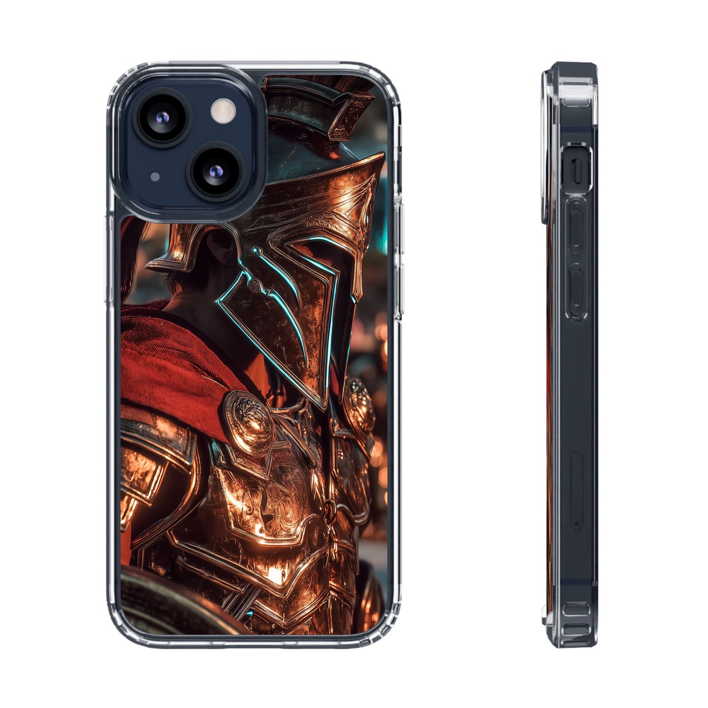 Forged Spartan Valor Phone Case – Premium Clear Protection with Bold Warrior Design