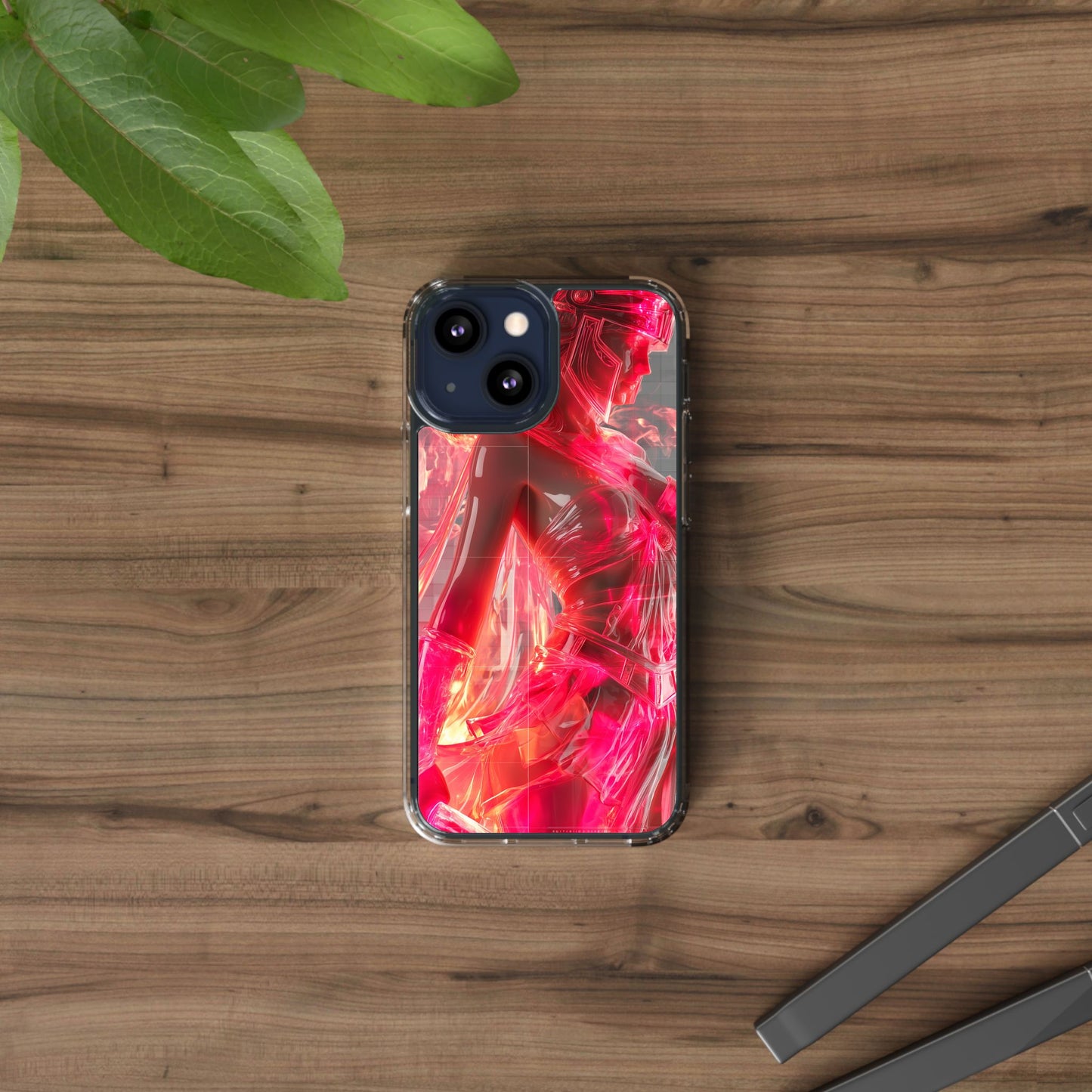 Athena Stryker Vibrant Clear iPhone Case – Stylish Protection with Graphic Print