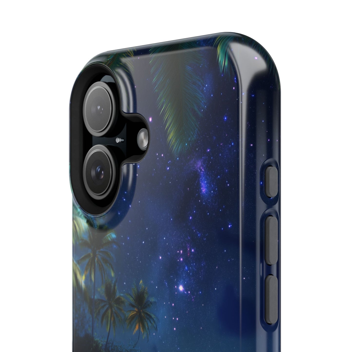 Tropical Night Glow Tough iPhone Case