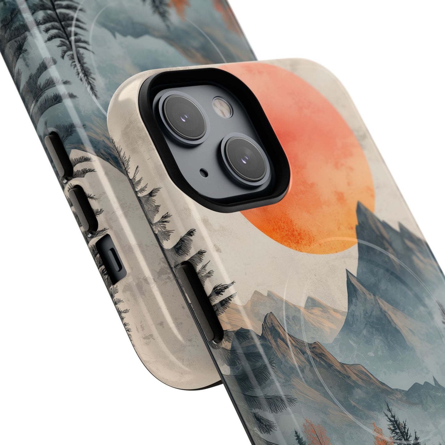 Scenic Tough Magnetic iPhone Case - Nature Inspired Design for Adventurers