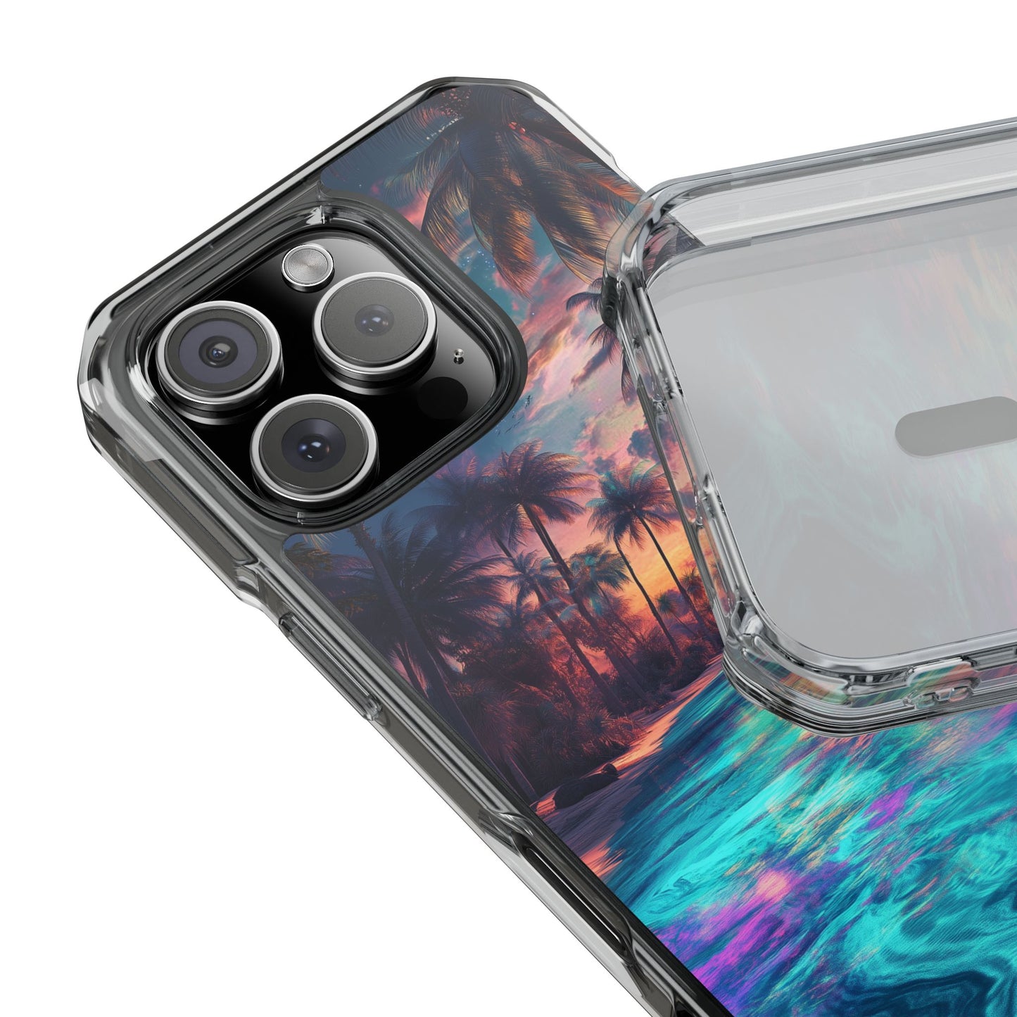 Miami Radiance Magnetic Clear iPhone Case