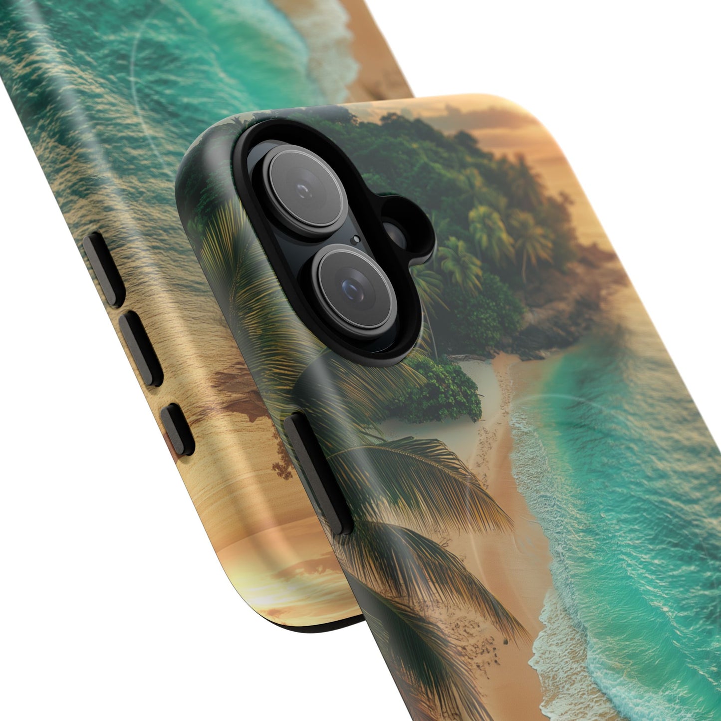 Tropical Beach Tough Magnetic Phone Case - Stylish Protection for Outdoor Lovers