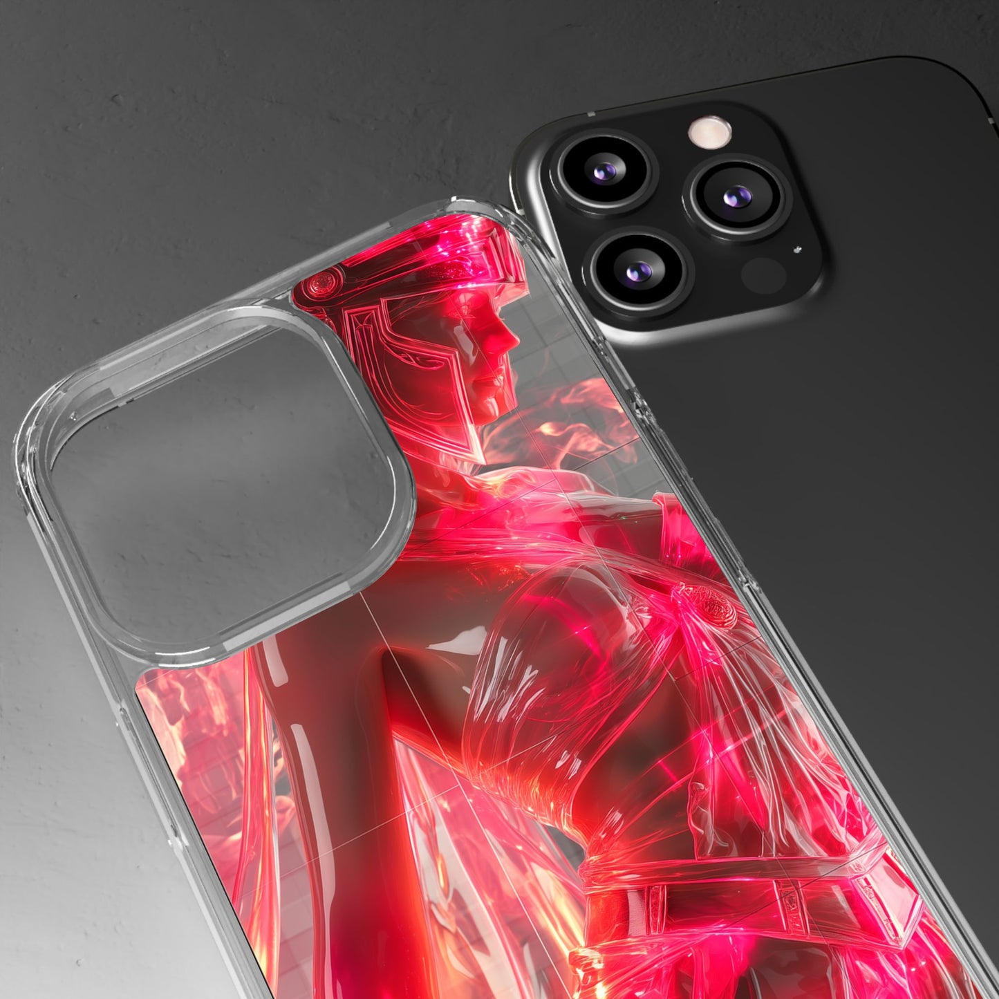 Athena Stryker Vibrant Clear iPhone Case – Stylish Protection with Graphic Print