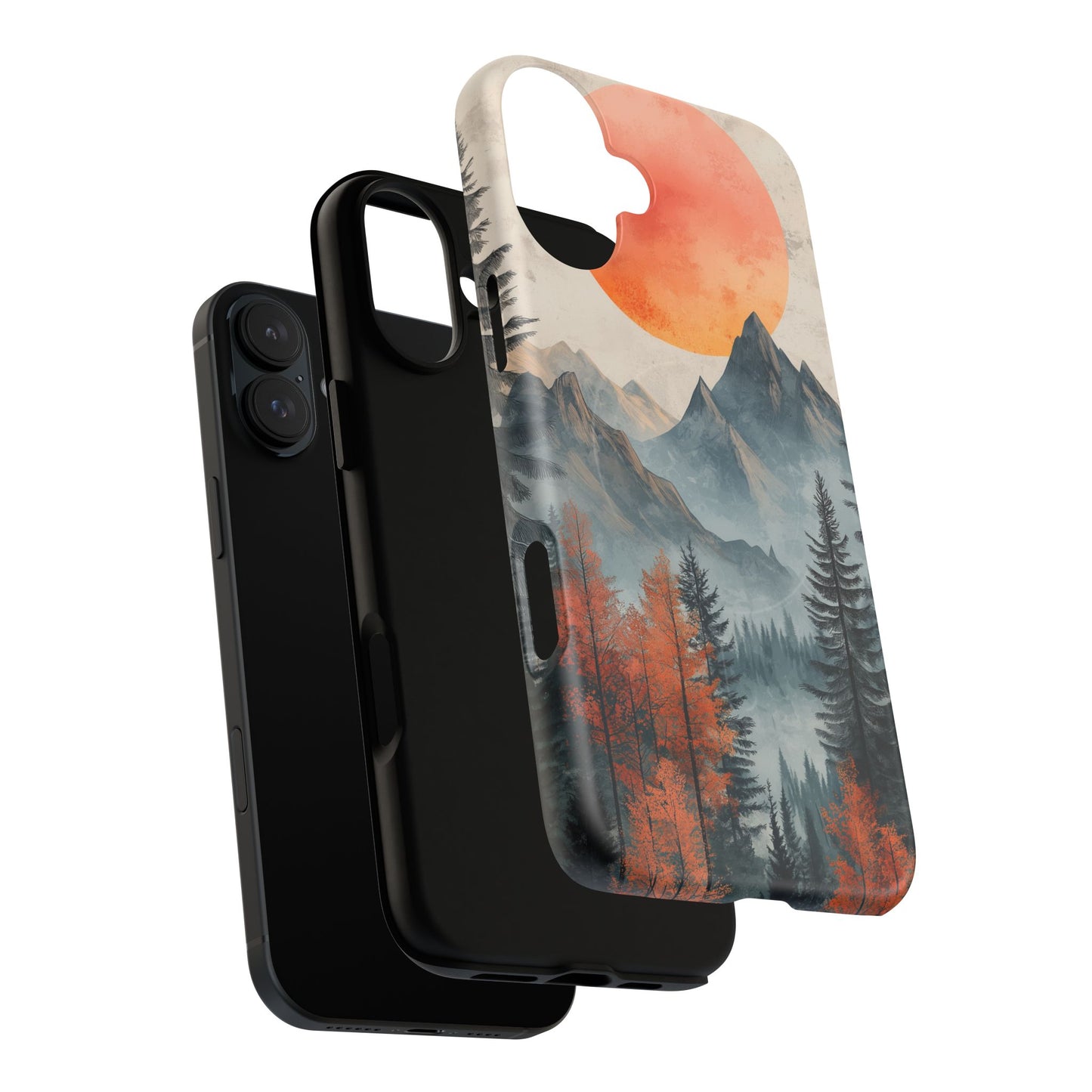 Scenic Tough Magnetic iPhone Case - Nature Inspired Design for Adventurers