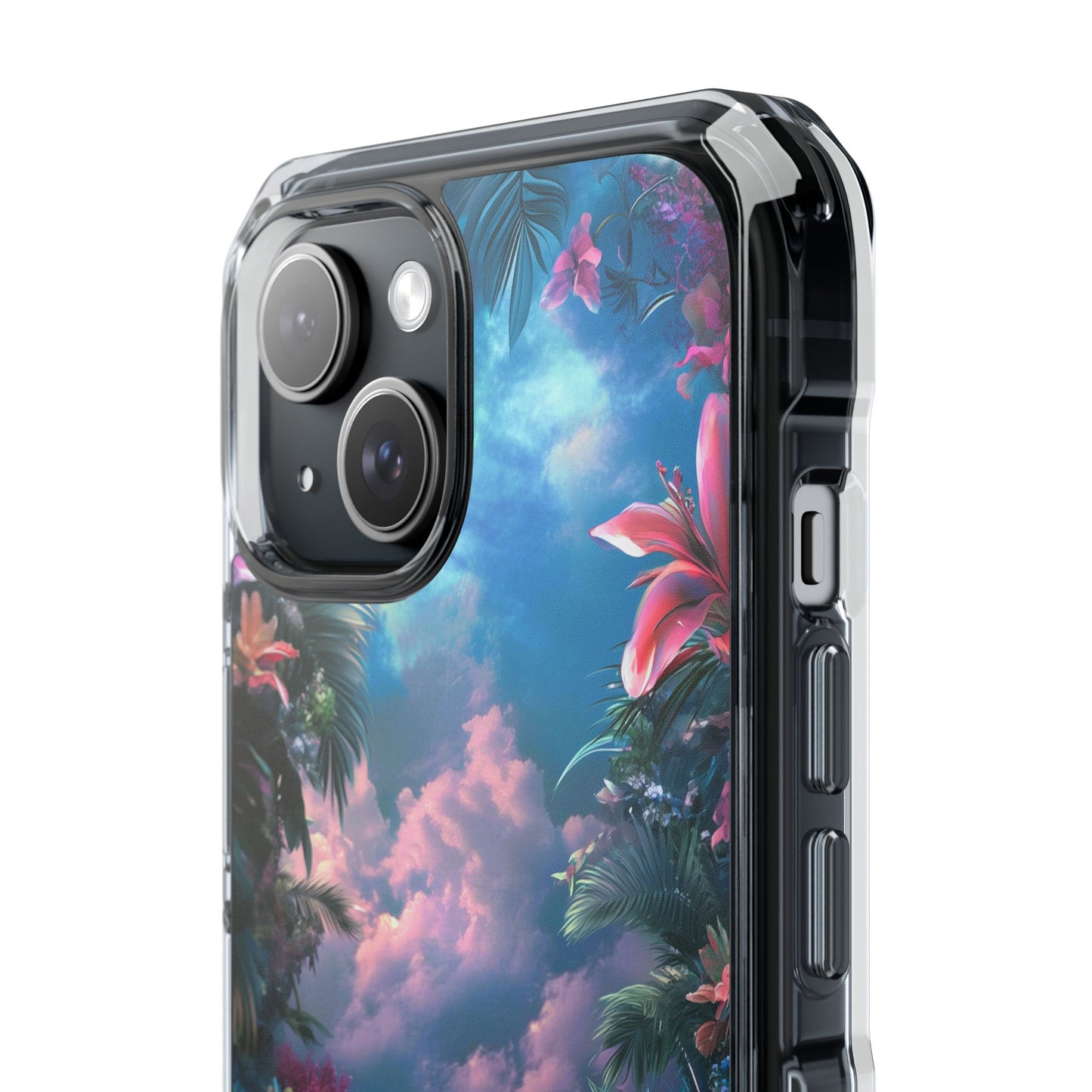 Iridescent Eden Magnetic Clear iPhone Case
