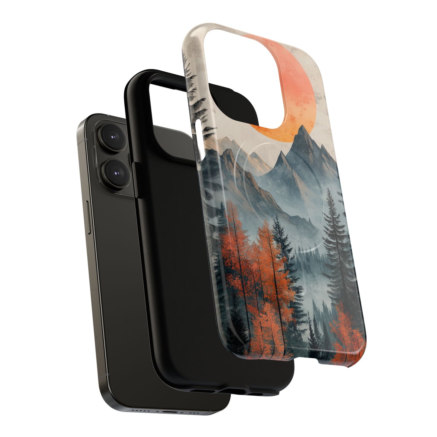 Scenic Tough Magnetic iPhone Case - Nature Inspired Design for Adventurers