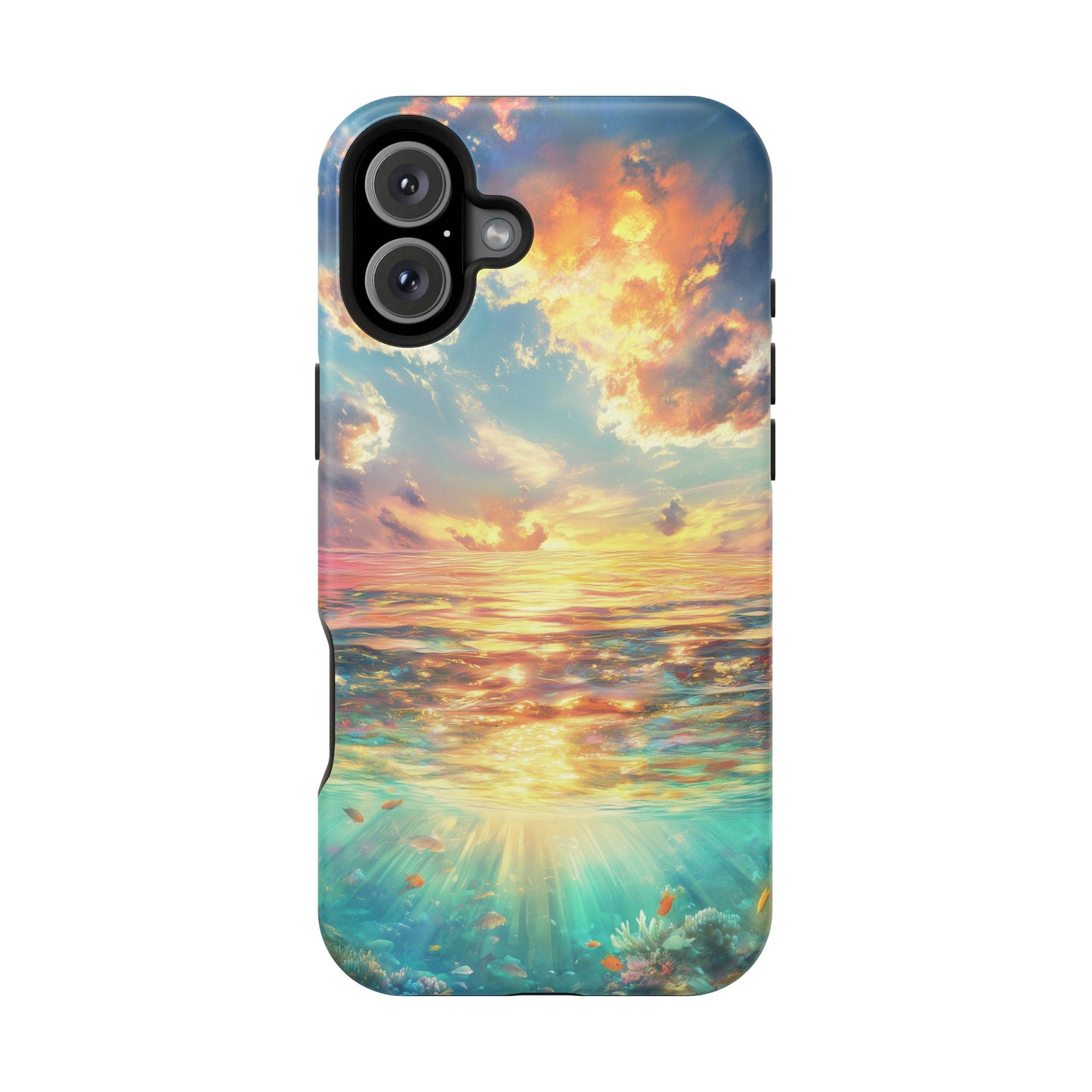 Ocean Vibes Impact Resistant iPhone Case