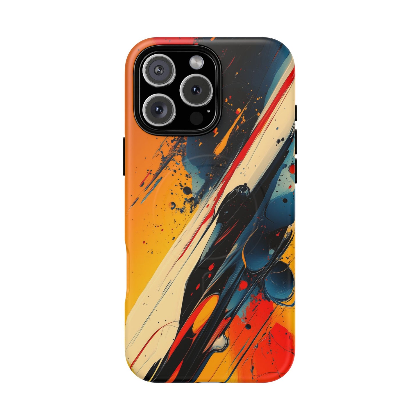 Vibrant Tough Magnetic Case - Bold Abstract Art for iPhone