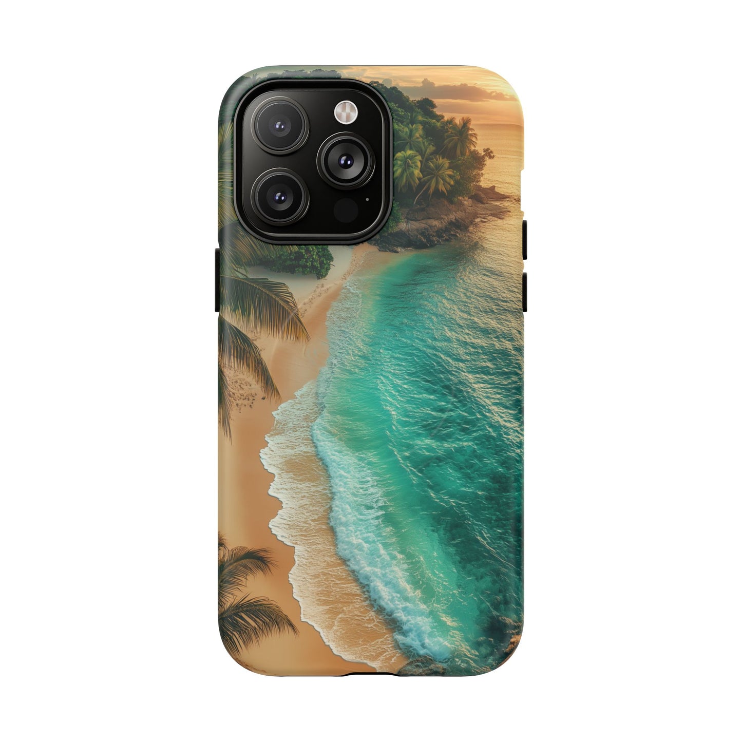 Tropical Beach Tough Magnetic Phone Case - Stylish Protection for Outdoor Lovers