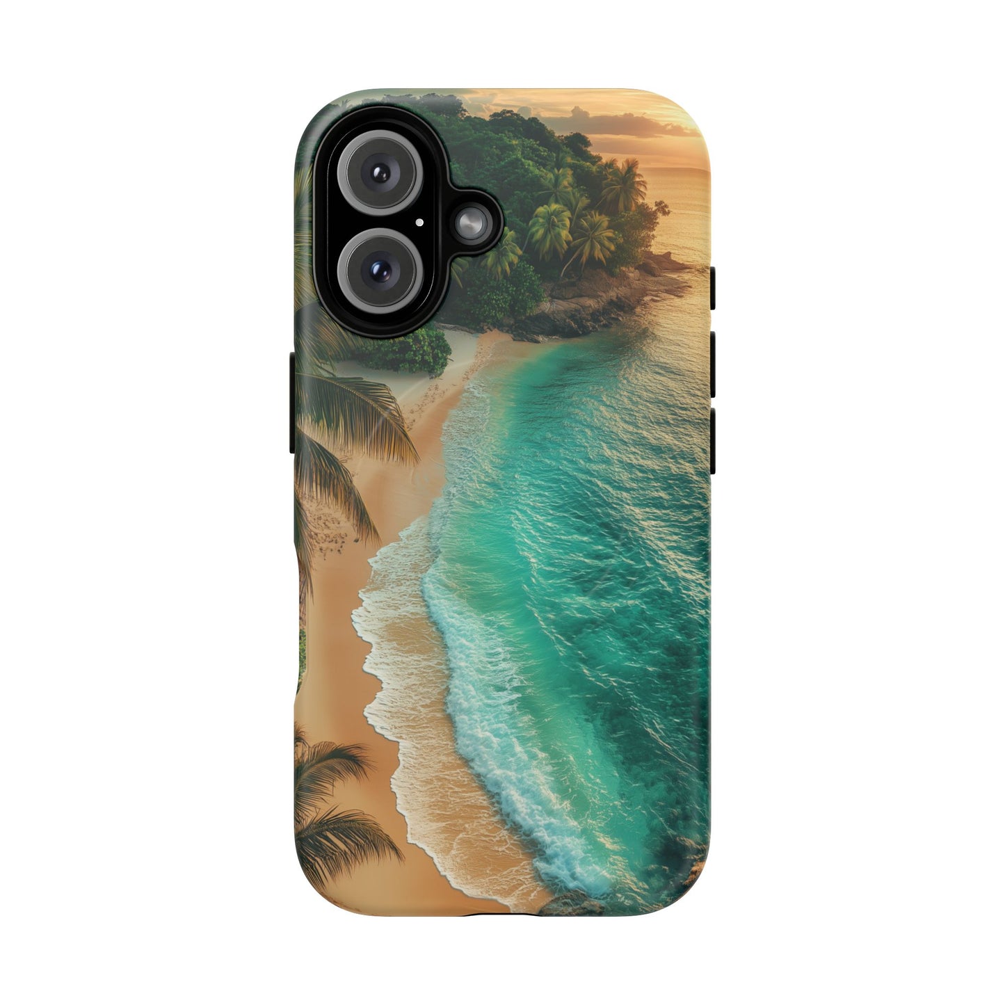 Tropical Beach Tough Magnetic Phone Case - Stylish Protection for Outdoor Lovers