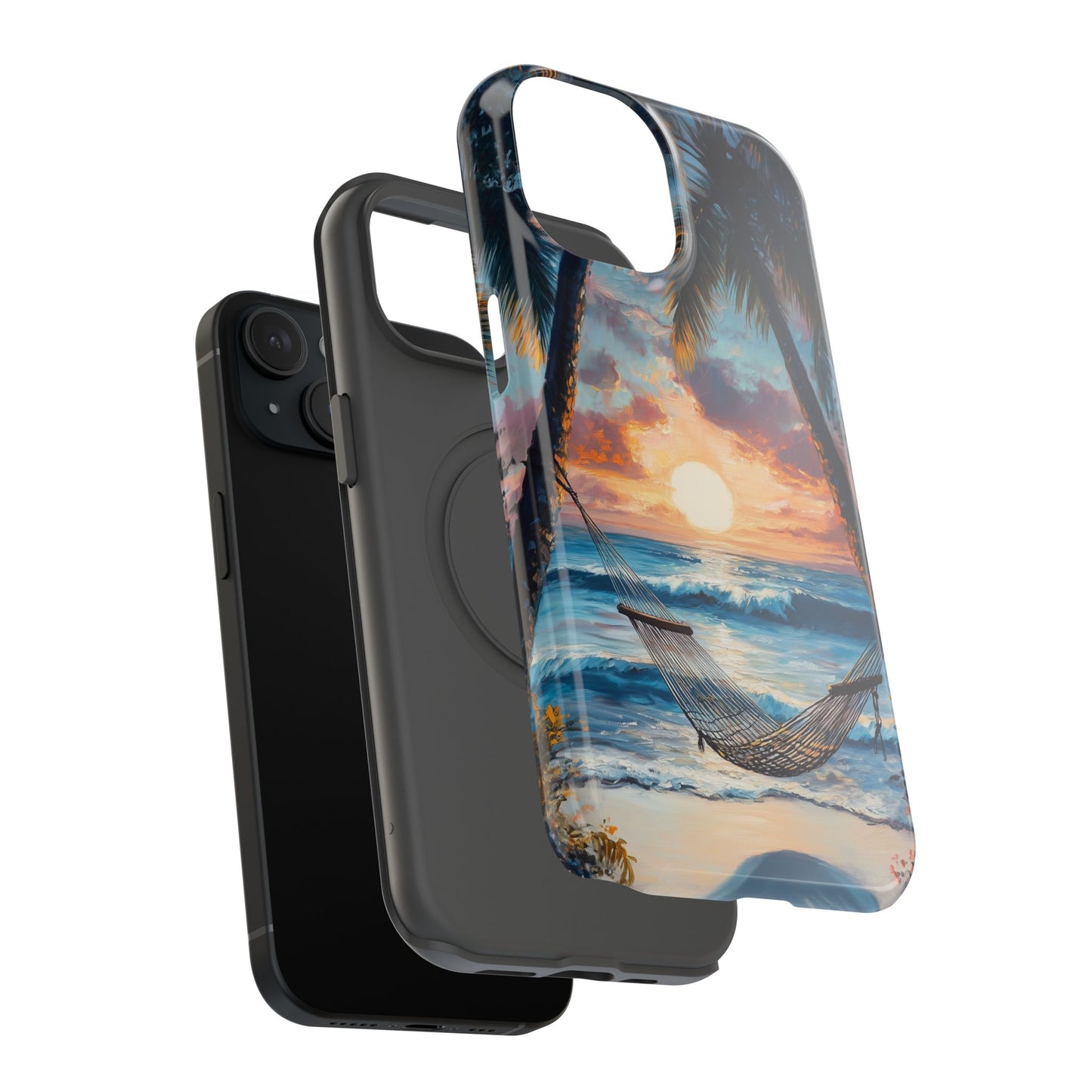Tropical Sunset Hammock iPhone Case