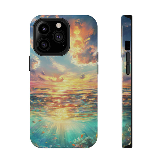 Ocean Vibes Impact Resistant iPhone Case