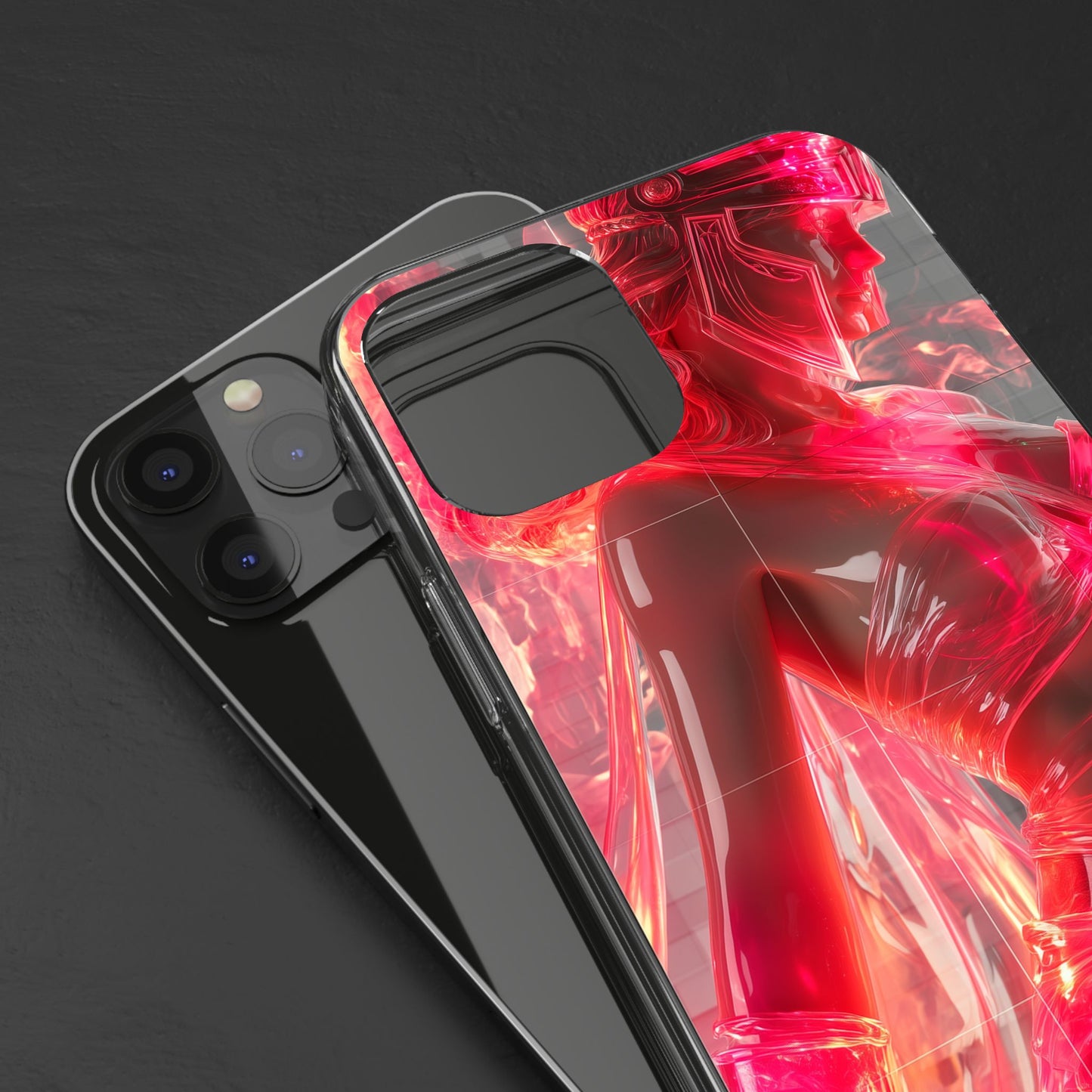 Athena Stryker Vibrant Clear iPhone Case – Stylish Protection with Graphic Print