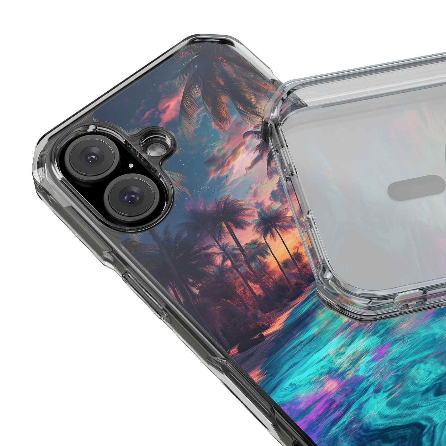 Miami Radiance Magnetic Clear iPhone Case