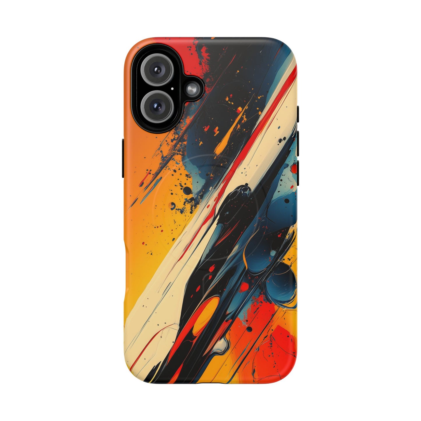 Vibrant Tough Magnetic Case - Bold Abstract Art for iPhone