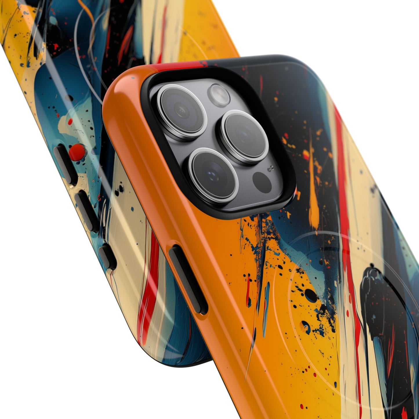 Vibrant Tough Magnetic Case - Bold Abstract Art for iPhone