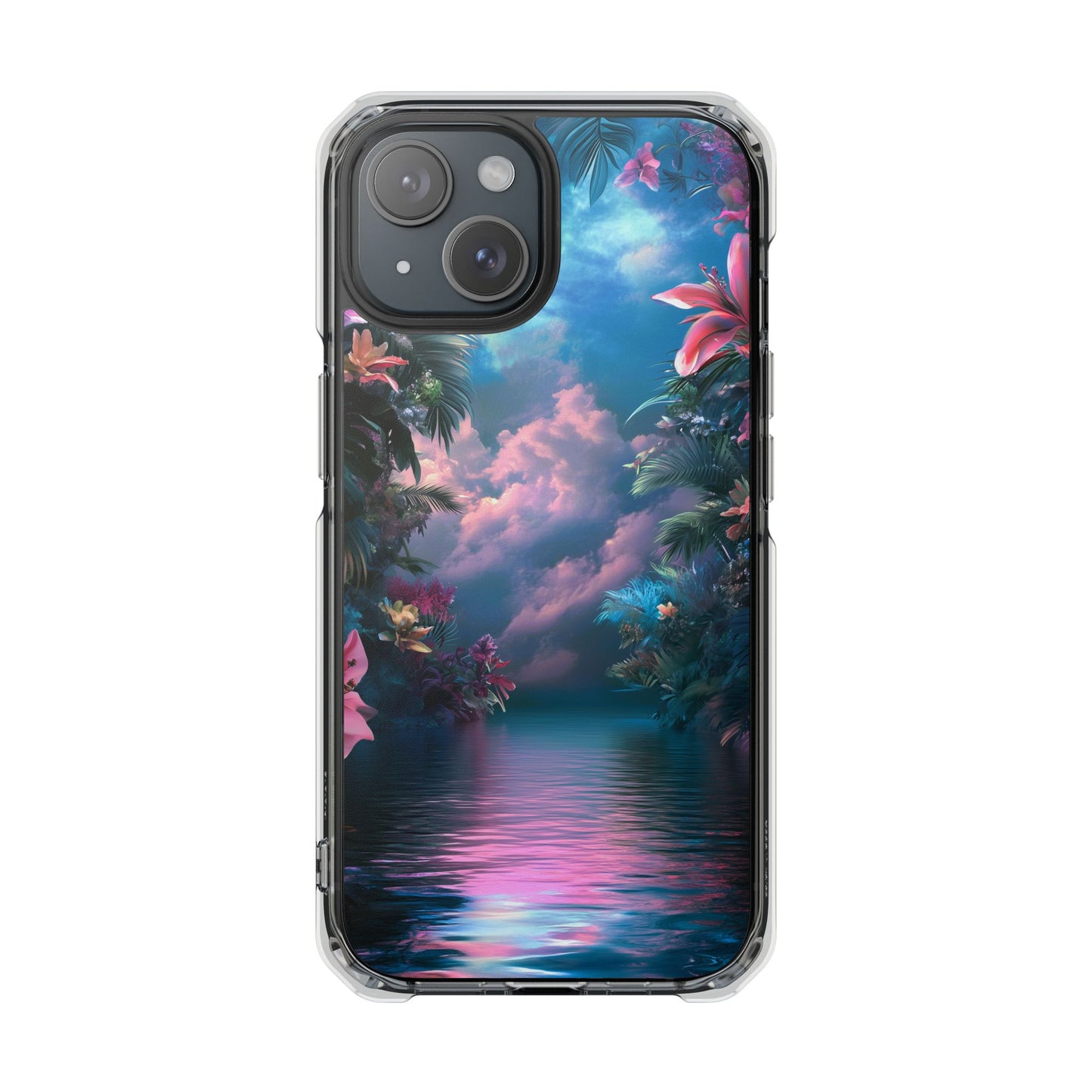 Iridescent Eden Magnetic Clear iPhone Case