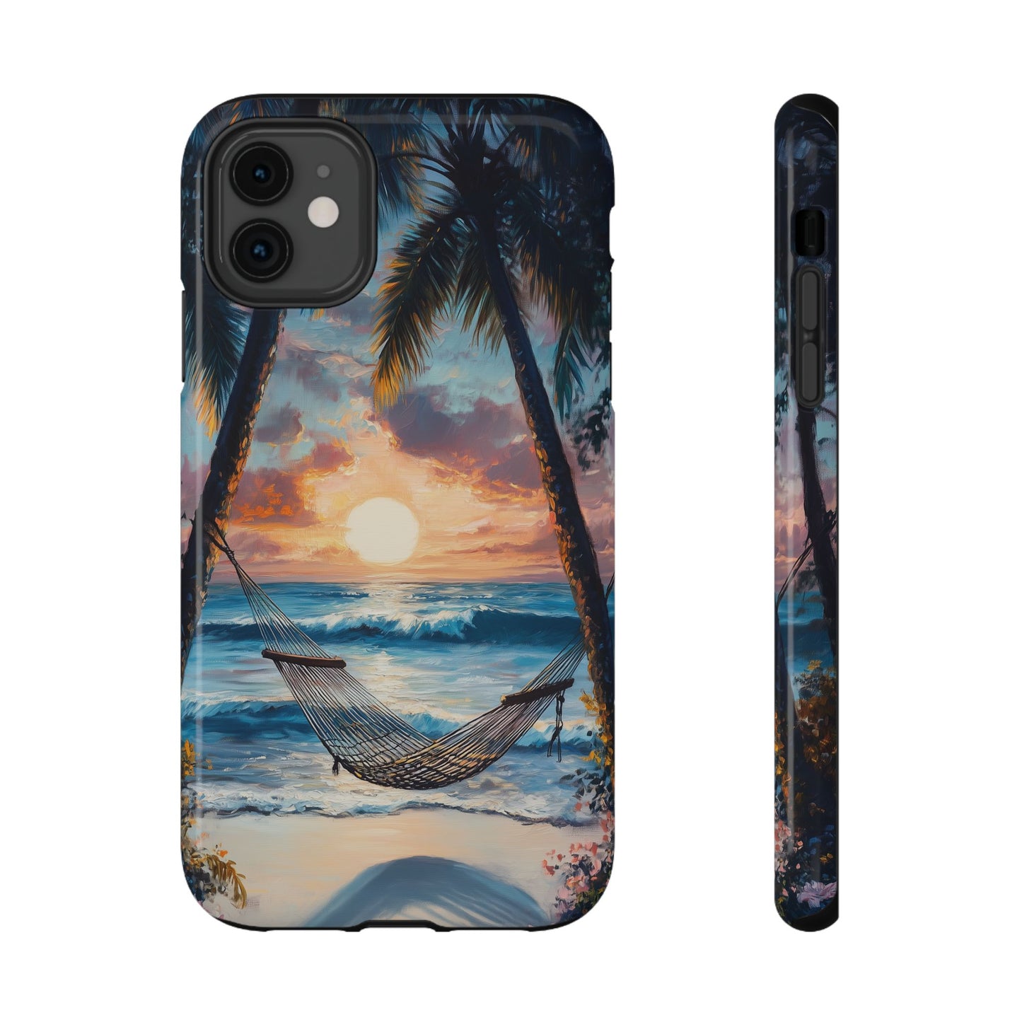 Tropical Sunset Hammock iPhone Case