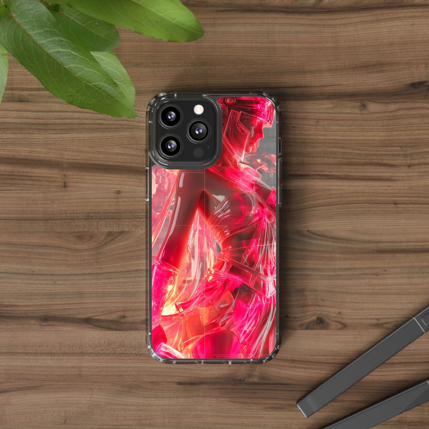 Athena Stryker Vibrant Clear iPhone Case – Stylish Protection with Graphic Print