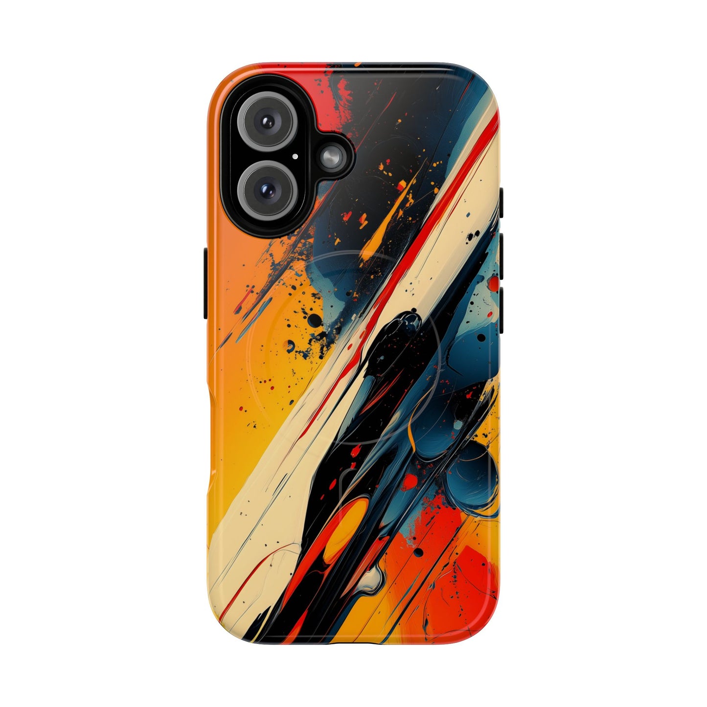 Vibrant Tough Magnetic Case - Bold Abstract Art for iPhone