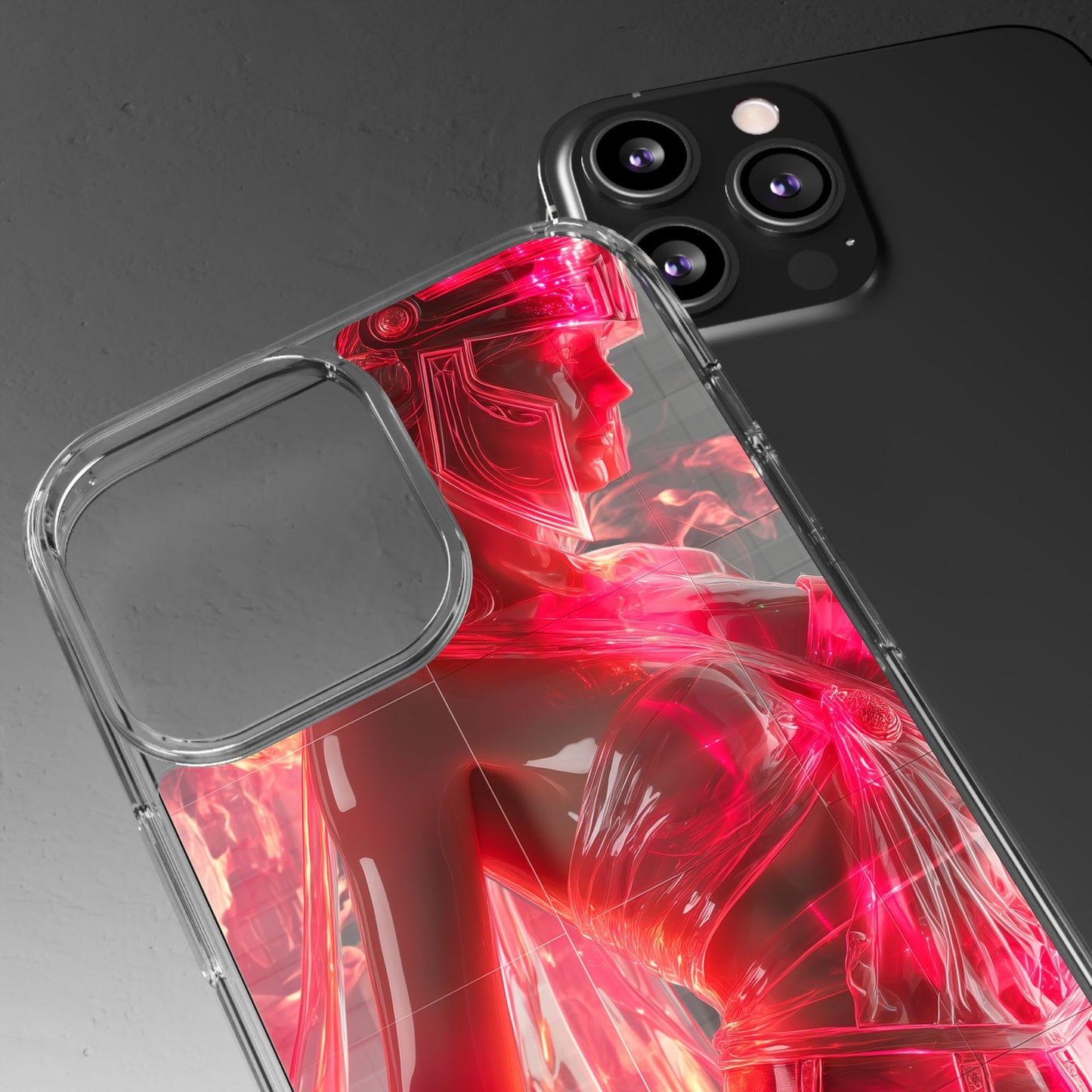 Athena Stryker Vibrant Clear iPhone Case – Stylish Protection with Graphic Print