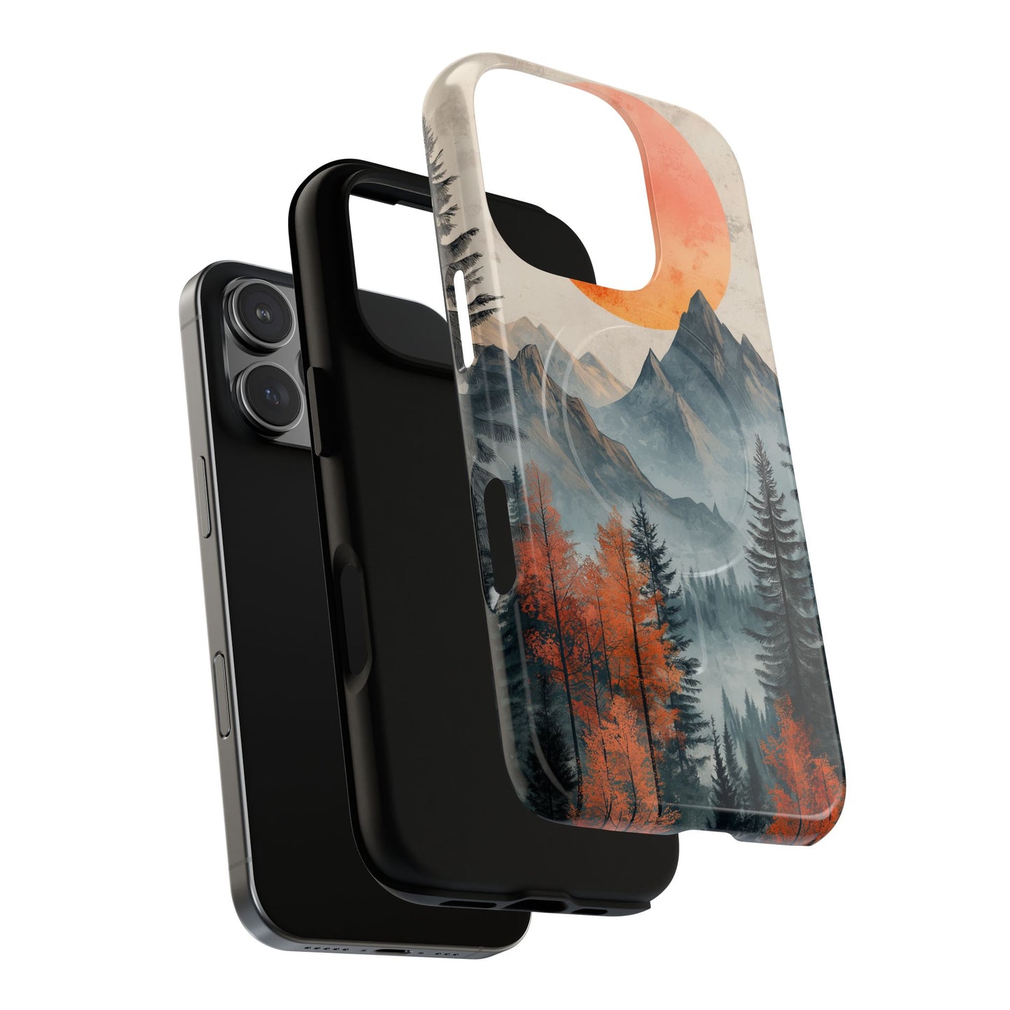 Scenic Tough Magnetic iPhone Case - Nature Inspired Design for Adventurers