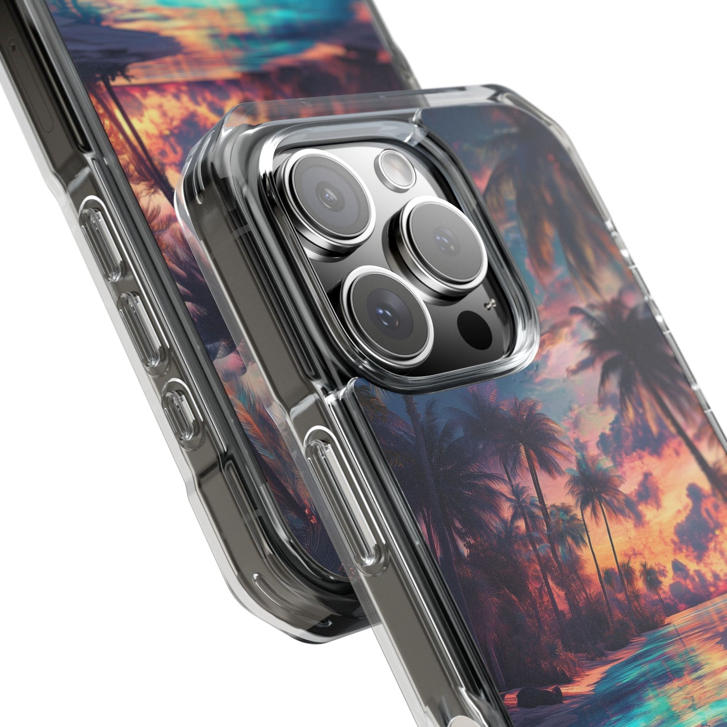Miami Radiance Magnetic Clear iPhone Case