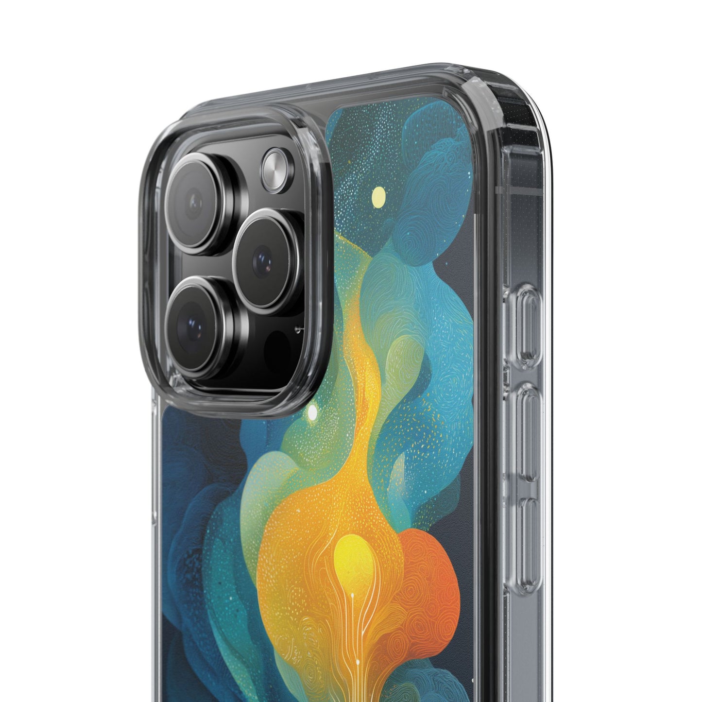 Electric City Forest Phone Case – Glowing Urban Jungle with Vibrant Nature Fusion