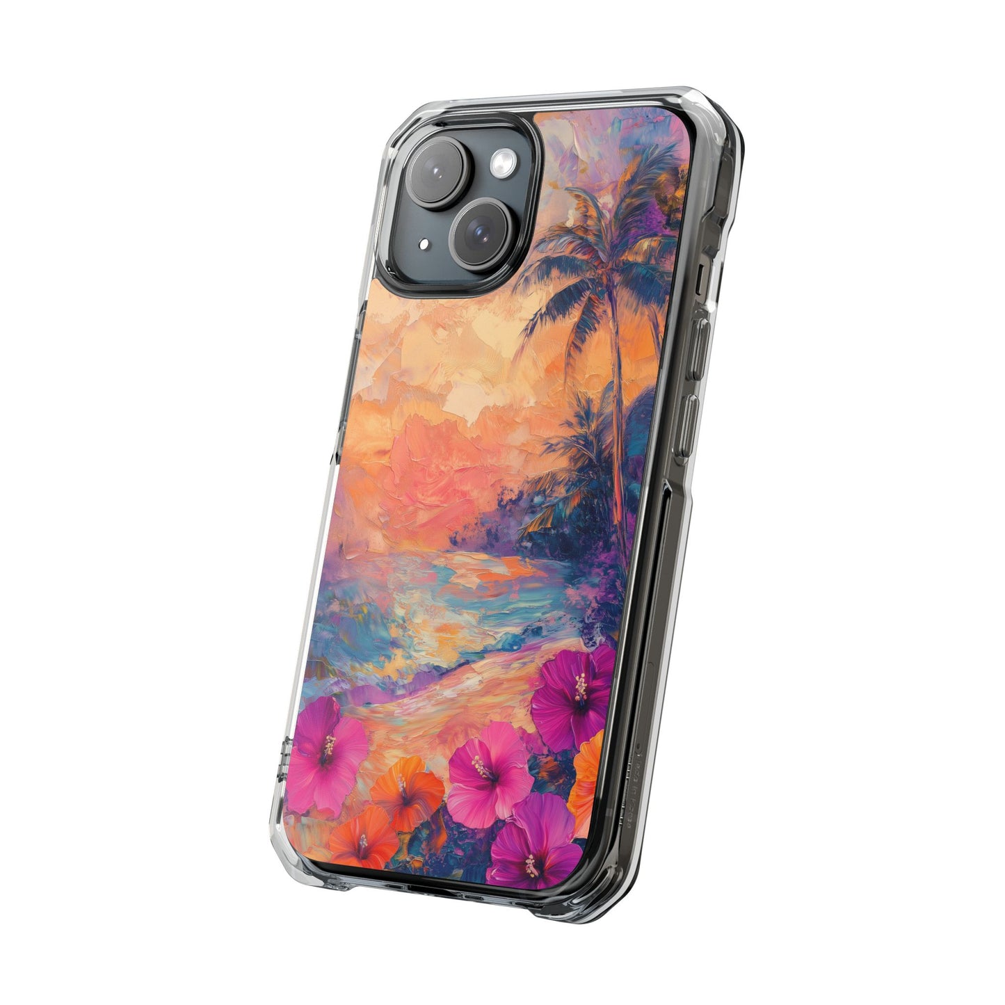 Tropical Paradise Palms Magnetic iPhone Case