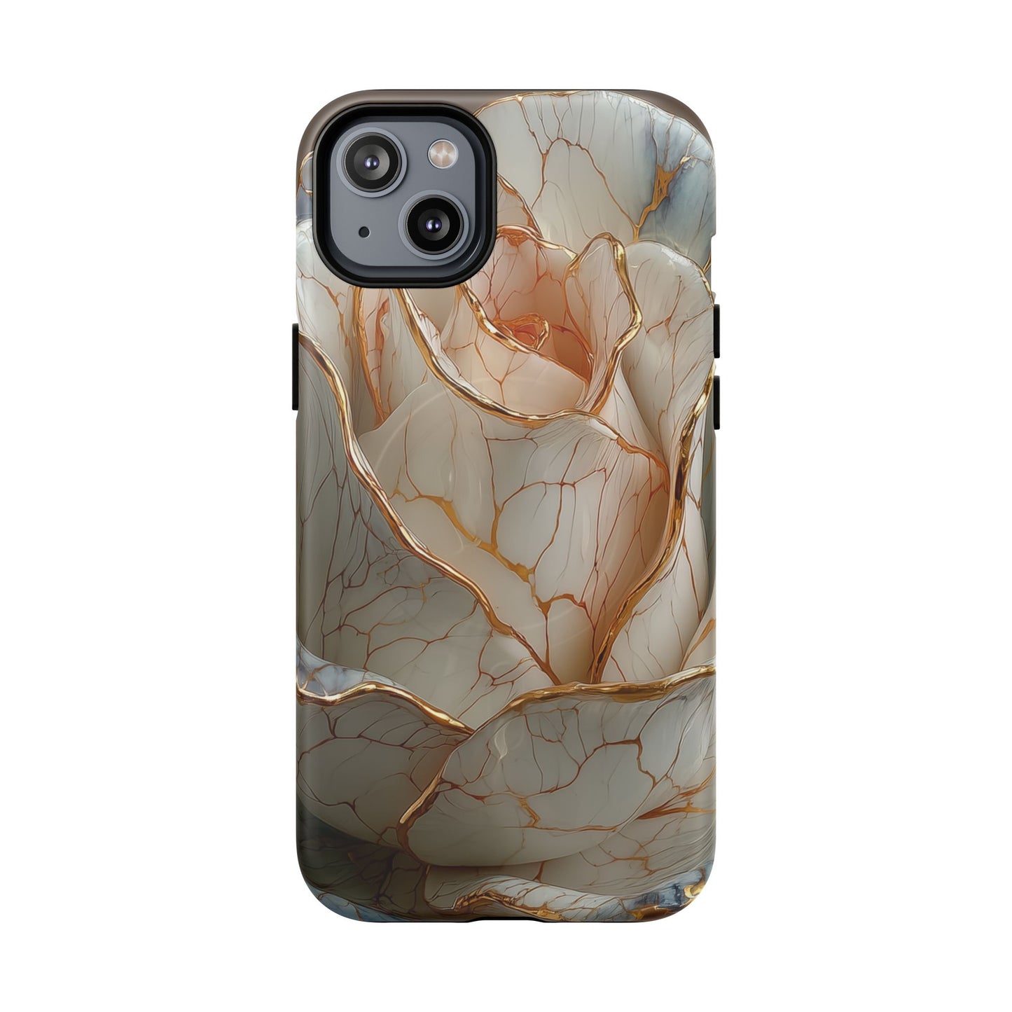 Elegant Rose iPhone Case - Tough Magnetic Design for Stylish Protection