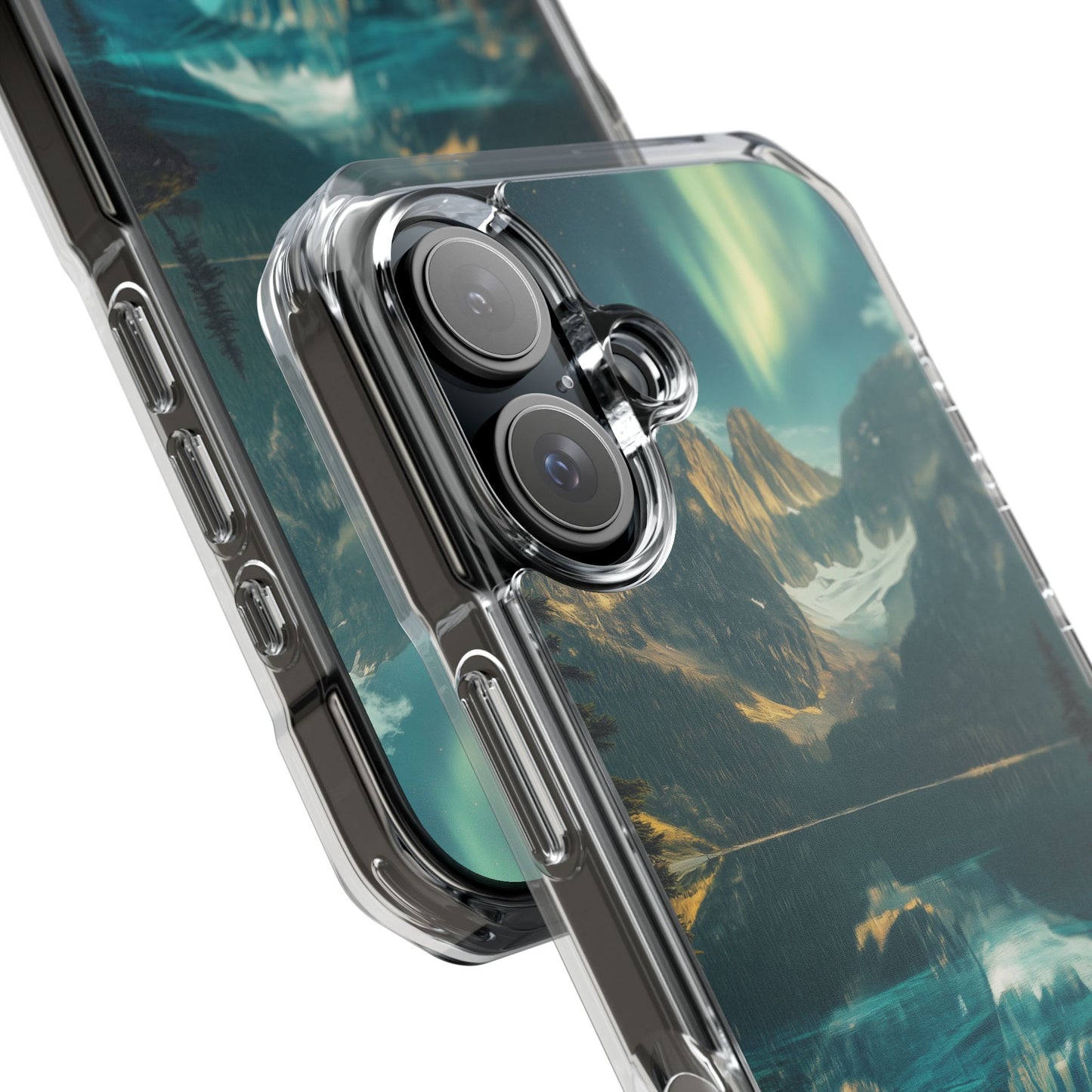 Celestial Glacier Ridge Magnetic Clear Impact iPhone Case