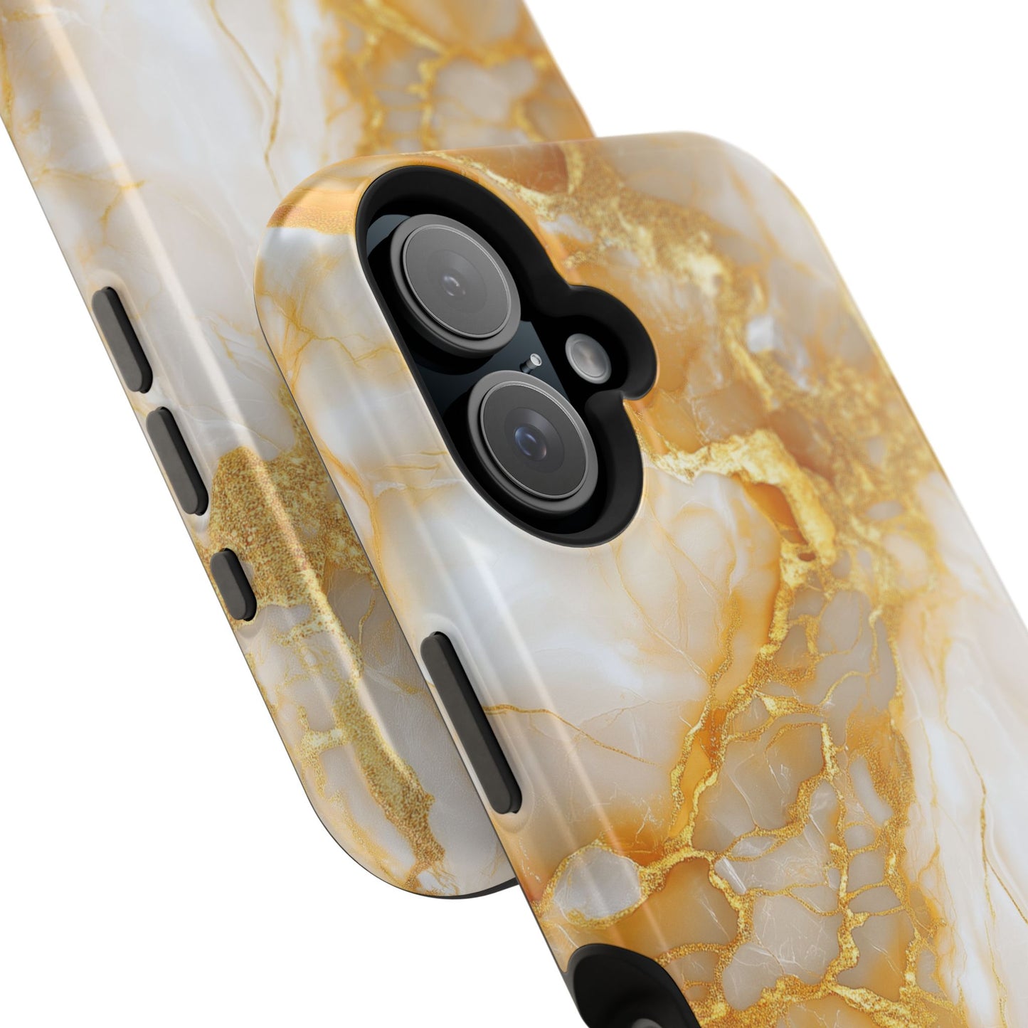 Ethereal Gold Marble Magnetic Tough iPhone Case