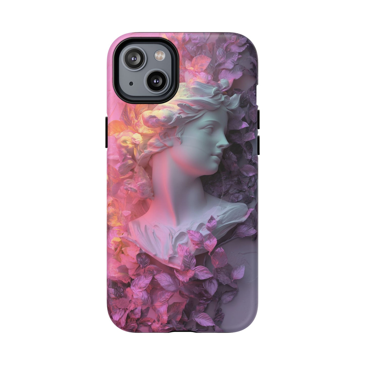 Artistic Tough Magnetic iPhone Case - Floral Goddess Design