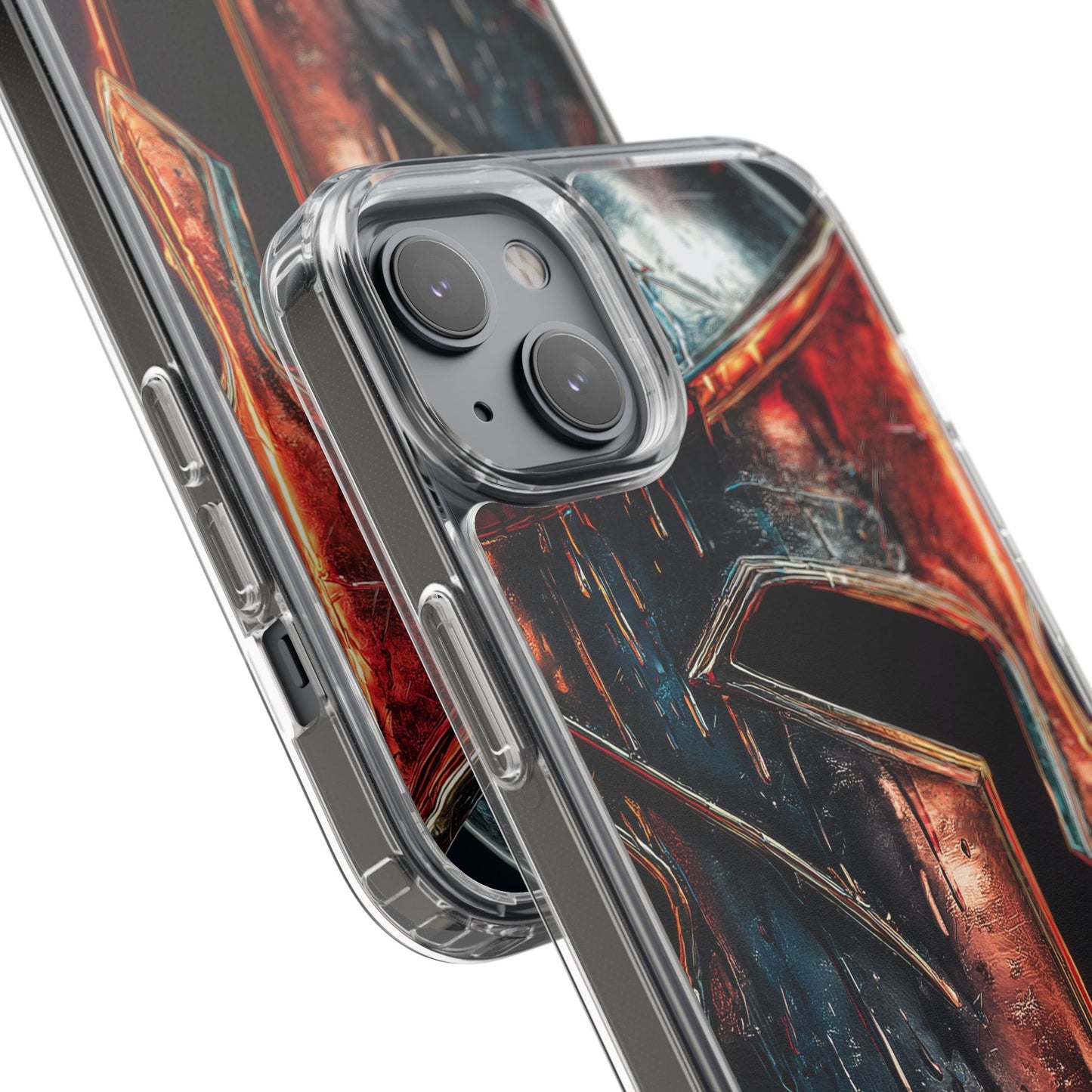 Battle Ready Clear Phone Case - Heroic Spartan Design